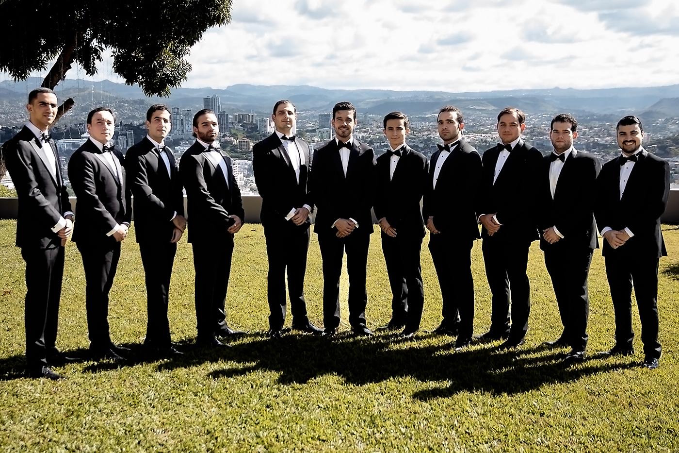 Emilio Kafati, Sebastián Montenegro, Rodrigo Faraj, Diego Lama, Gabriel Atala, Juan Carlos Pineda, Rafael Pineda, Fernando Lama, Ricardo Pineda, Diego Melara y José Andrés Villeda