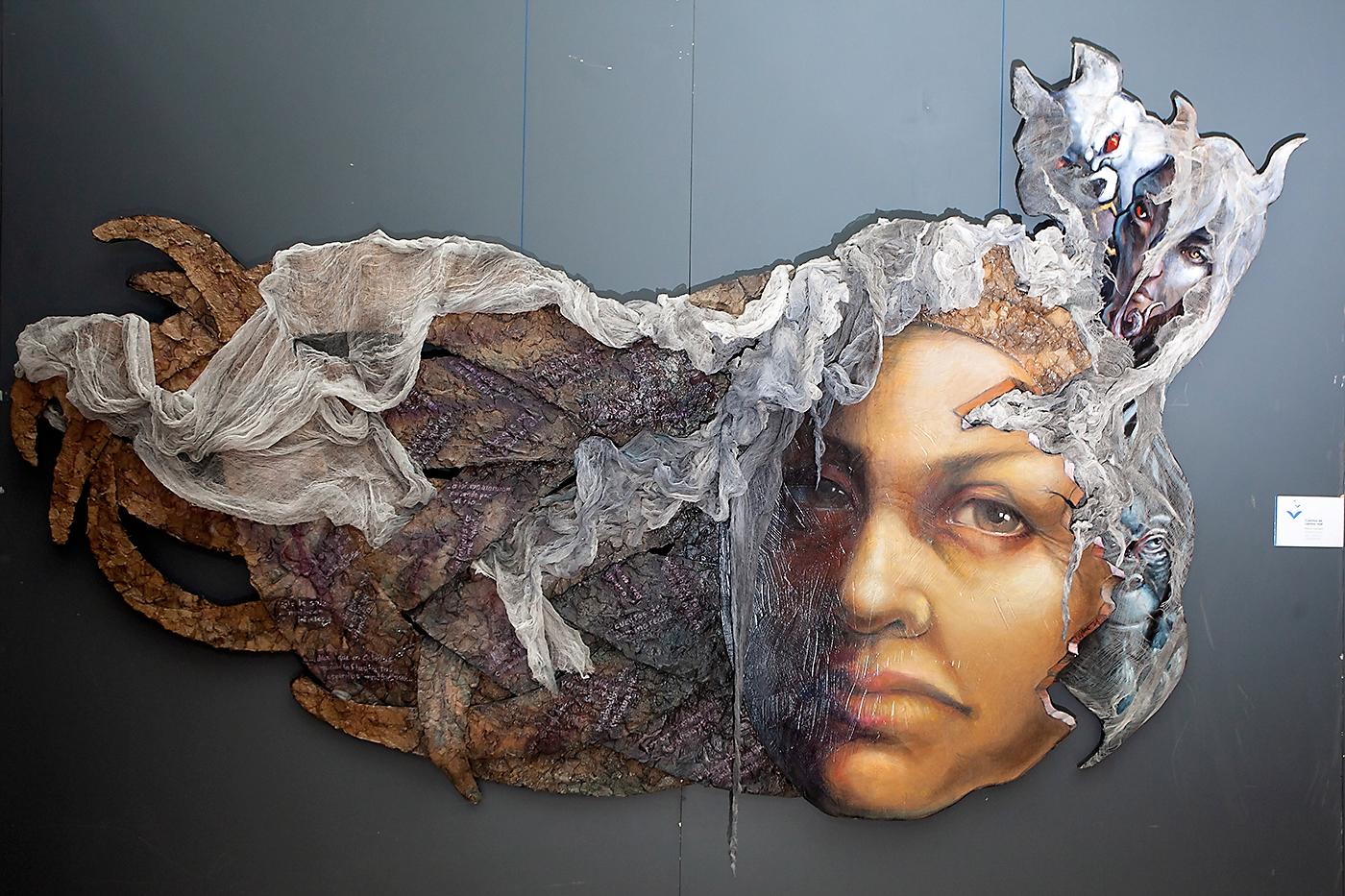 Obra de Mayra Casiano para el proyecto “Mi Ciudad de losZorzales”.