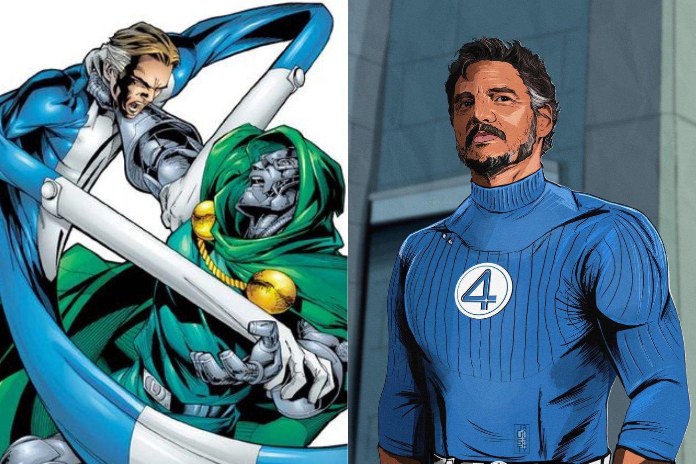 La rivalidad de Dr. Doom y Mr. Fantastic comenzó en la universidad, cuando la arrogancia y el deseo de ser superior de Víctor llevaron a un experimento fallido que cambiaría su vida para siempre. Pedro Pascal ha sido elegido como Reed Richards, también conocido como Mr. Fantastic, y debutará como el personaje en “Los Cuatro Fantásticos: Primeros pasos” de 2025.