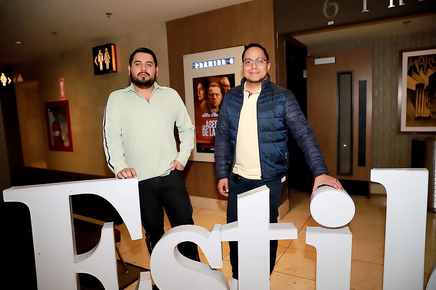 Fernando Cáceres y Brian López.