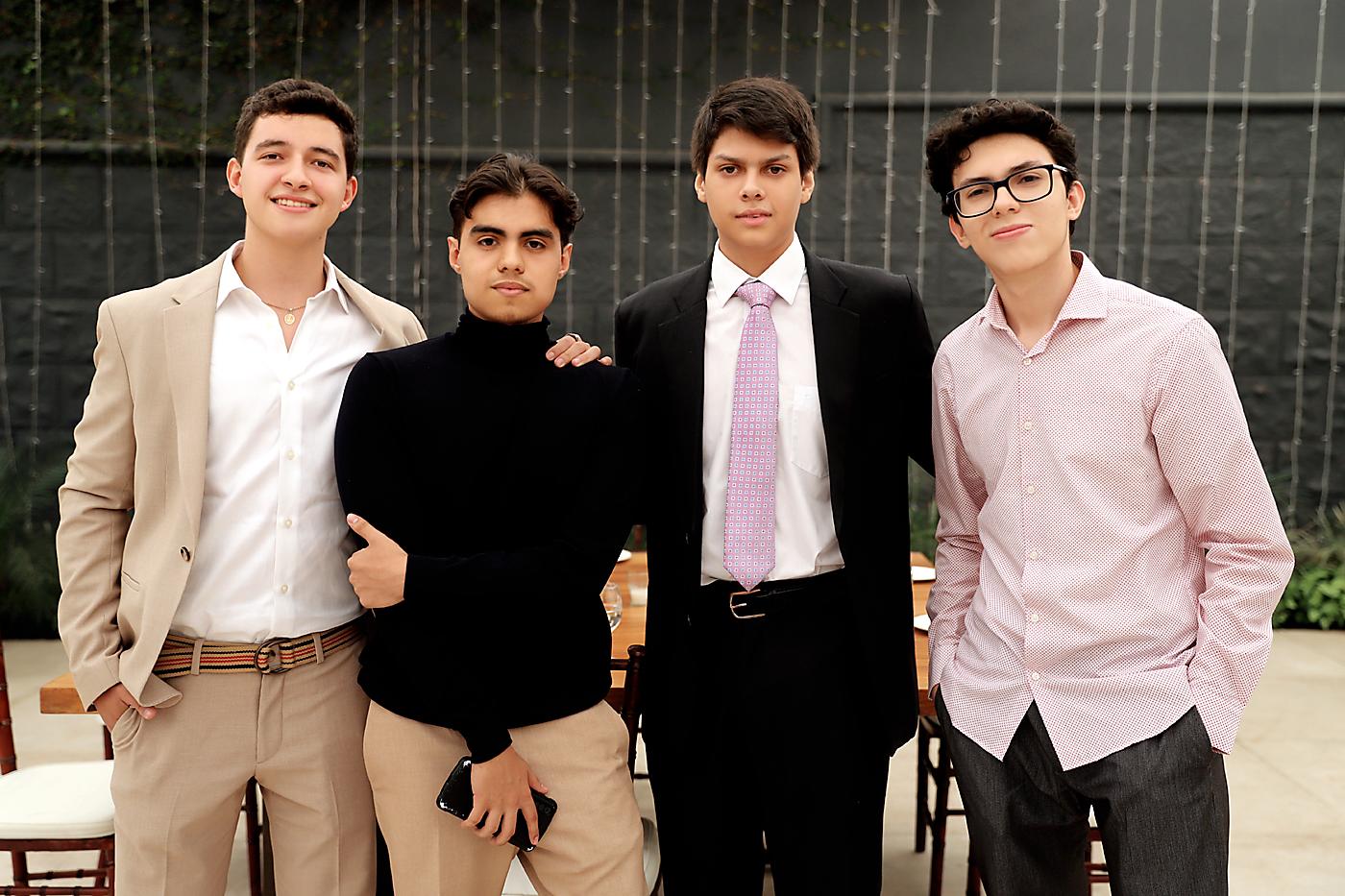Allan Daniel Castellanos, Hamilton Adalid, Giovanni Paolo y Carlos Pacheco
