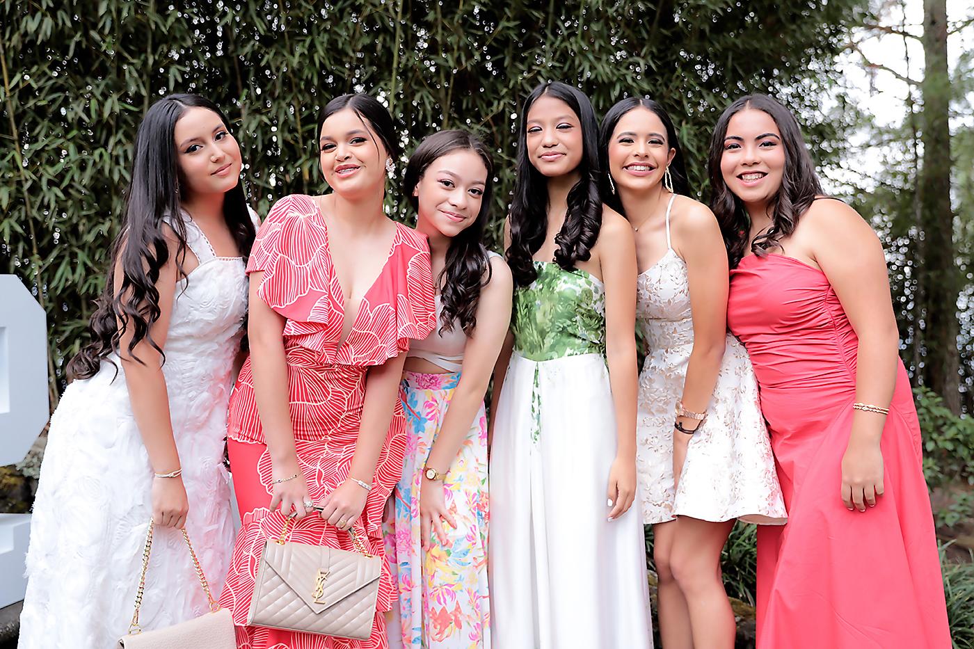 Valentina Castro, Andrea Madero, Sofía Hernández, Sofía Méndez, Andrea García y María Valeria Molina. 