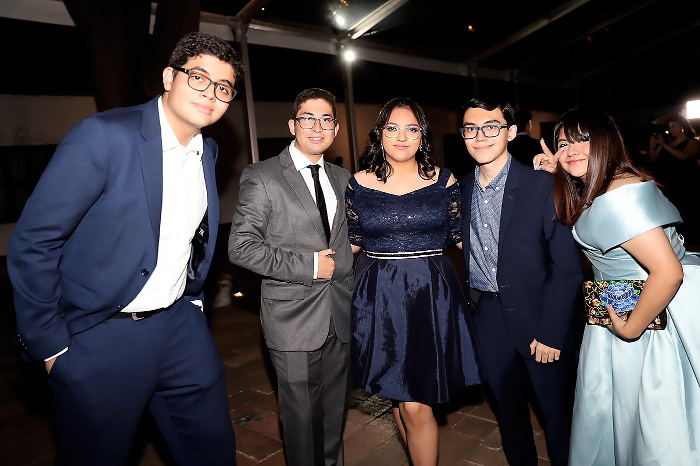 Fernando Fiallos, Leonardo Hernández, Ruth Rubí, José Carlos Brevé y Lucía Godoy