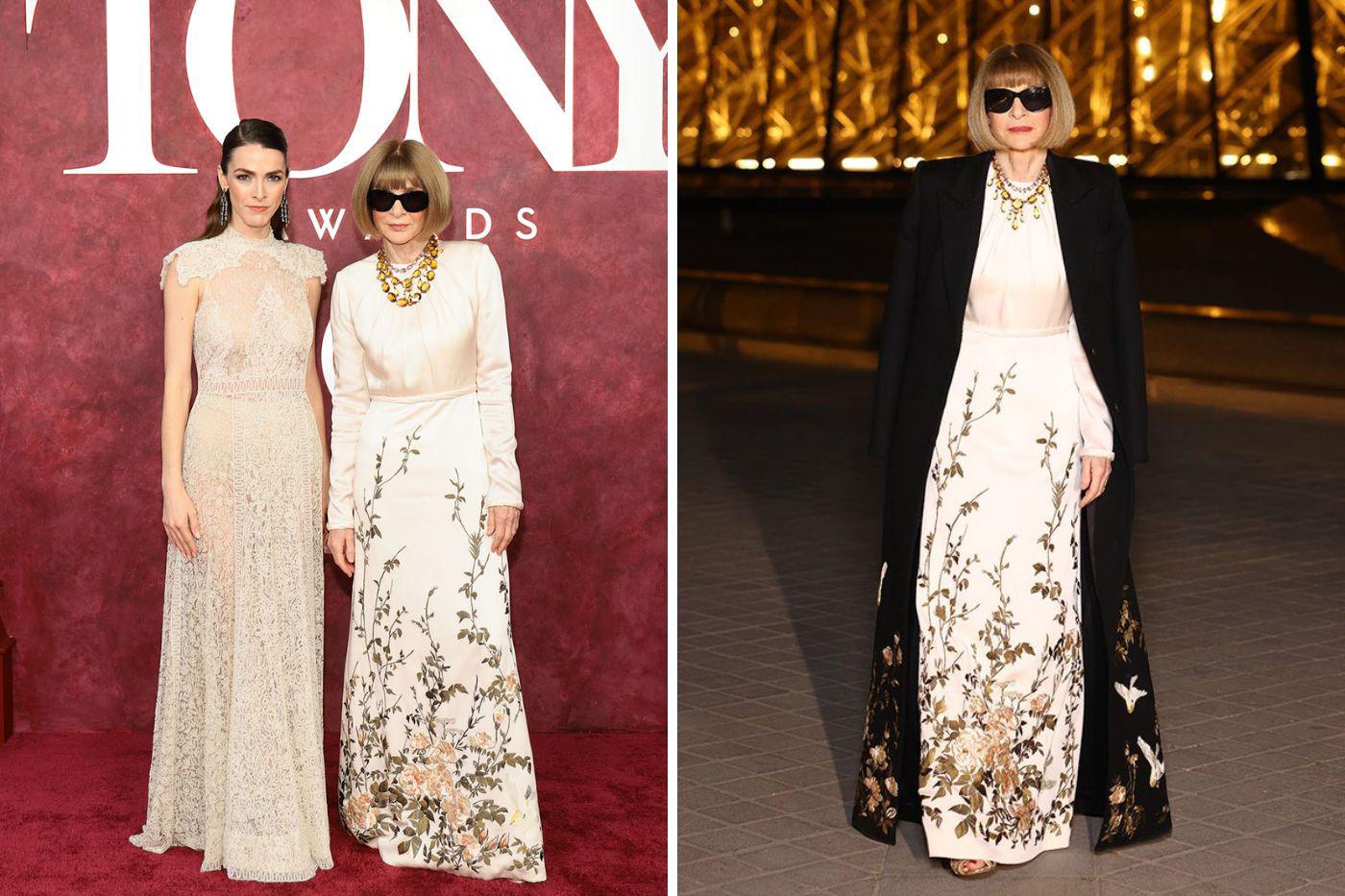 Entre encajes y legado, Bee Carrozzini y Anna Wintour dejaron huella en los Premios Tony 2025.