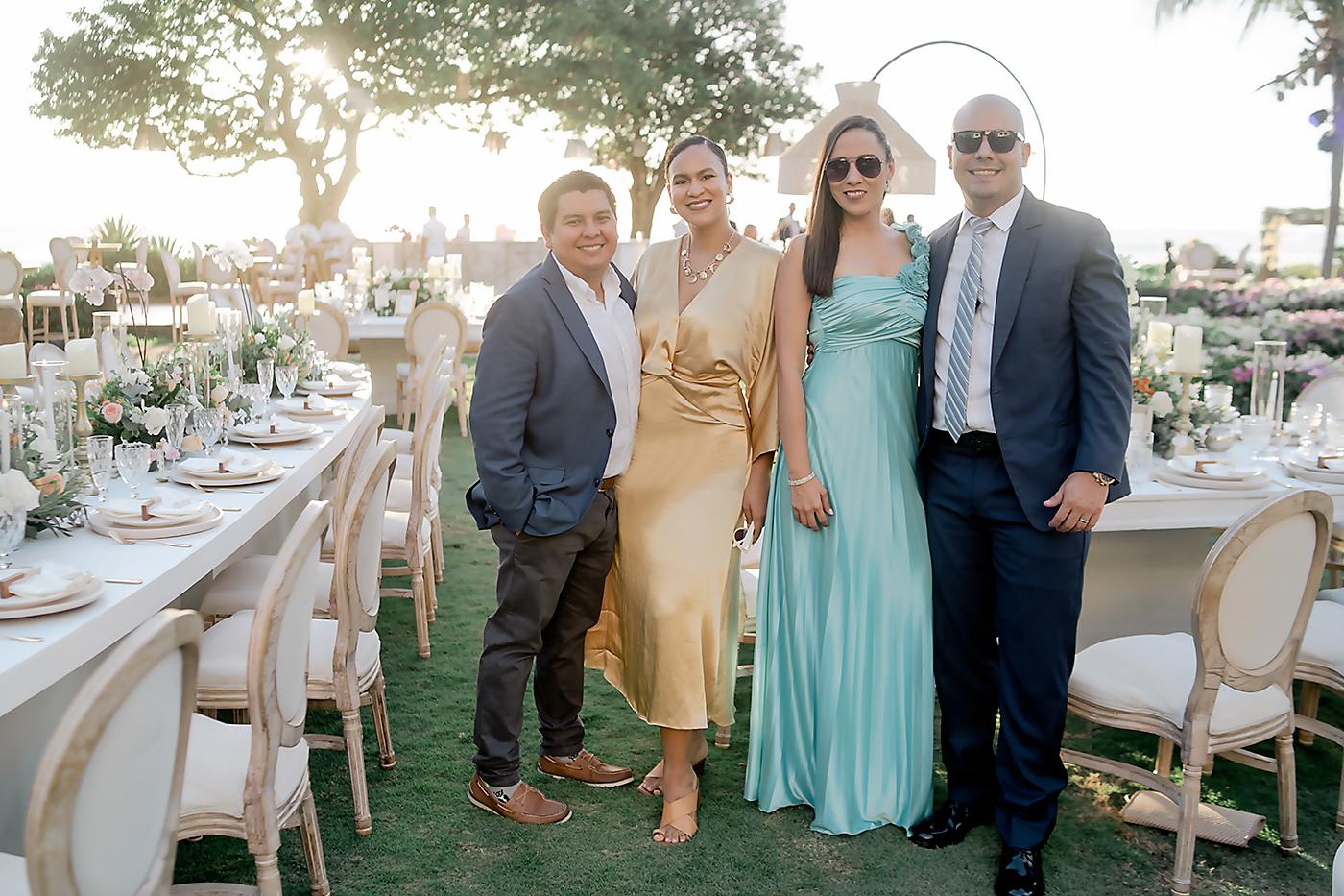 Alberto Marin, Michelle Coe, Lili Flores y Khalil Elfaghi