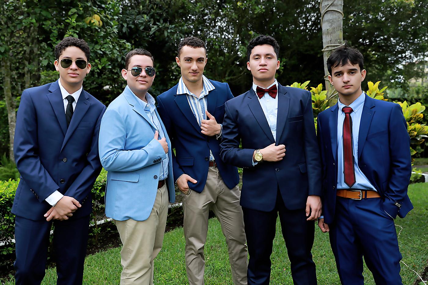 Angelo Sánchez, Luis Moya, Matteo Amadori, Ángel Doblado y Diego Alvarado. 