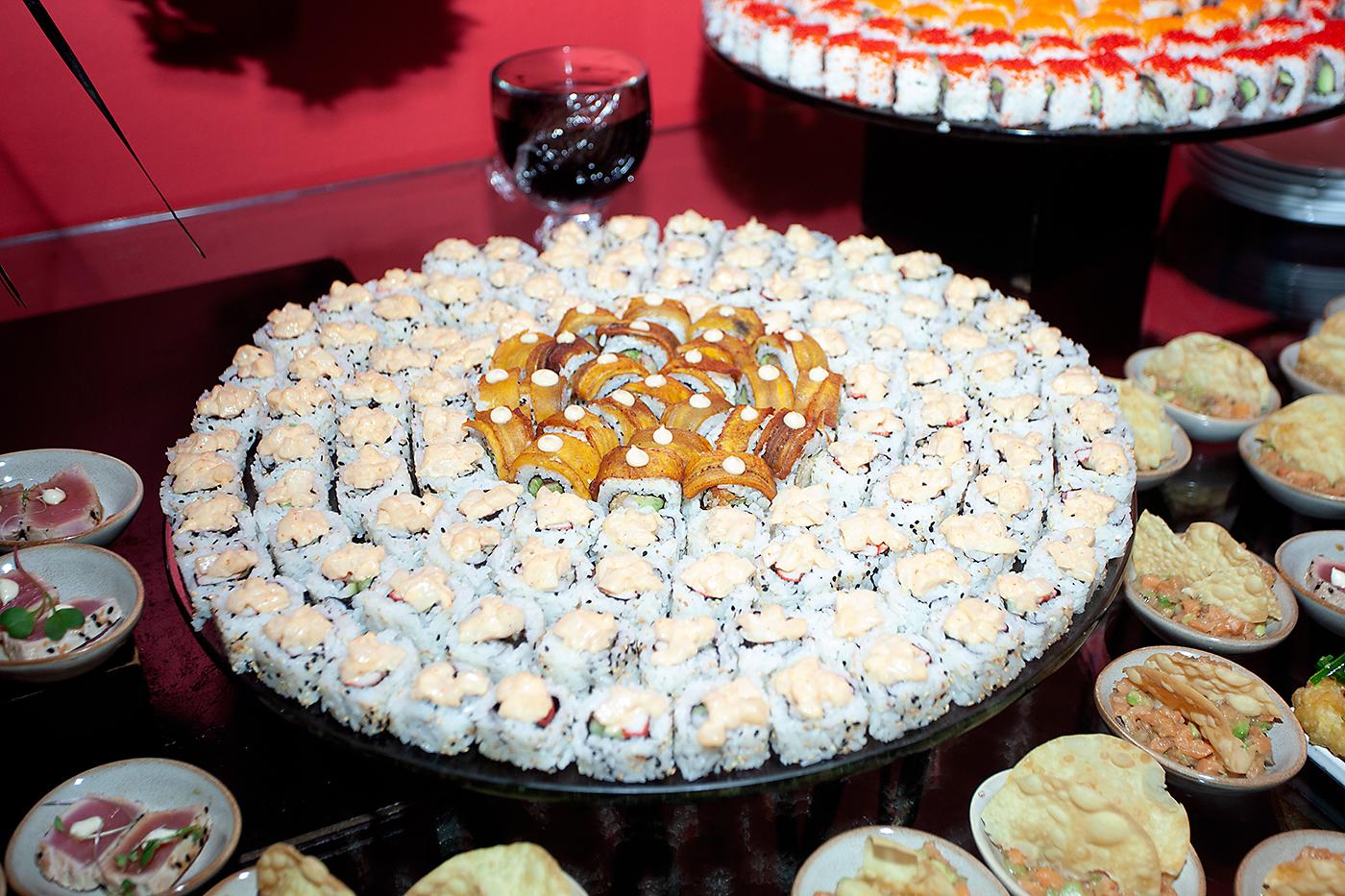 Bandeja de sushi