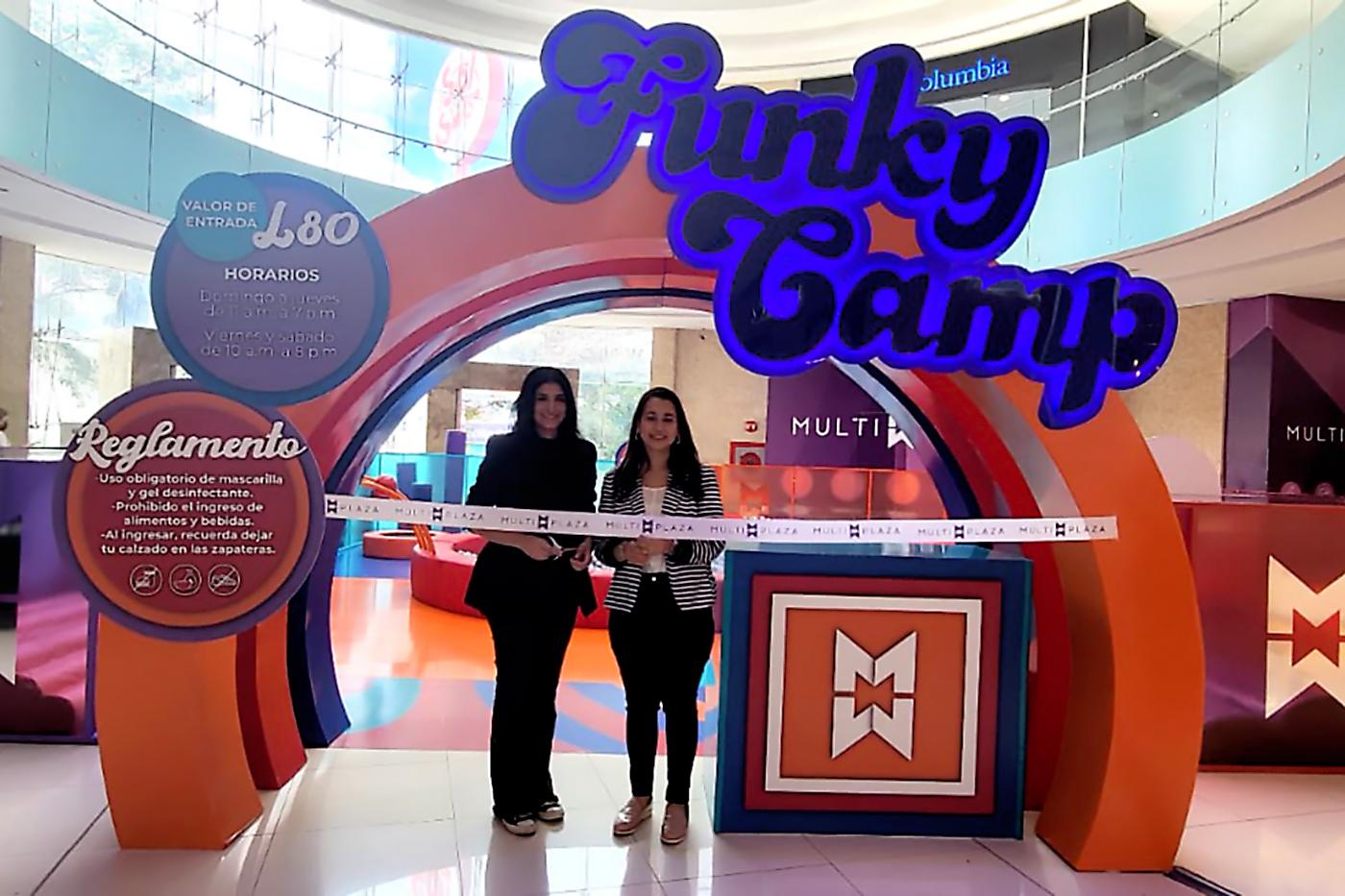 Multiplaza inaugura Funky Camp en Plaza Sol