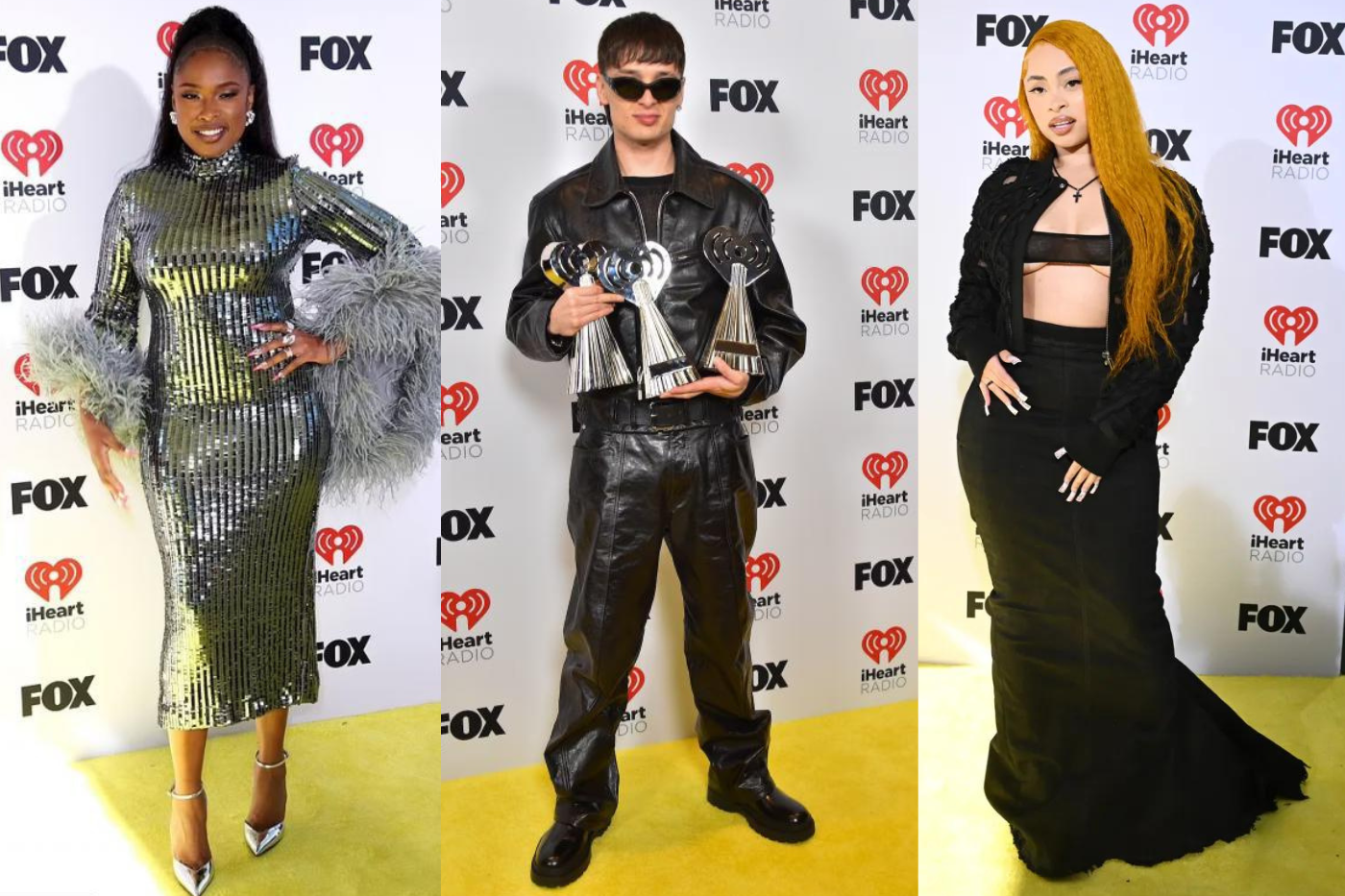 La duodécima entrega de los iHeartRadio Music Awards se desarrolló en el Dolby Theatre de Los Ángeles, con una alfombra amarilla llena de artistas que lucieron impresionantes atuendos, deslumbrando en el evento con estilos impecables. Aquí te dejamos algunos de los mejores de la noche.