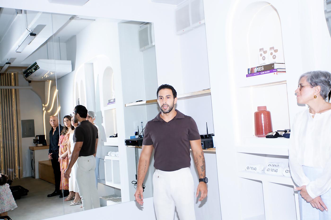 Fernando Marsan durante su participación en la inauguración de A’reve Studio.