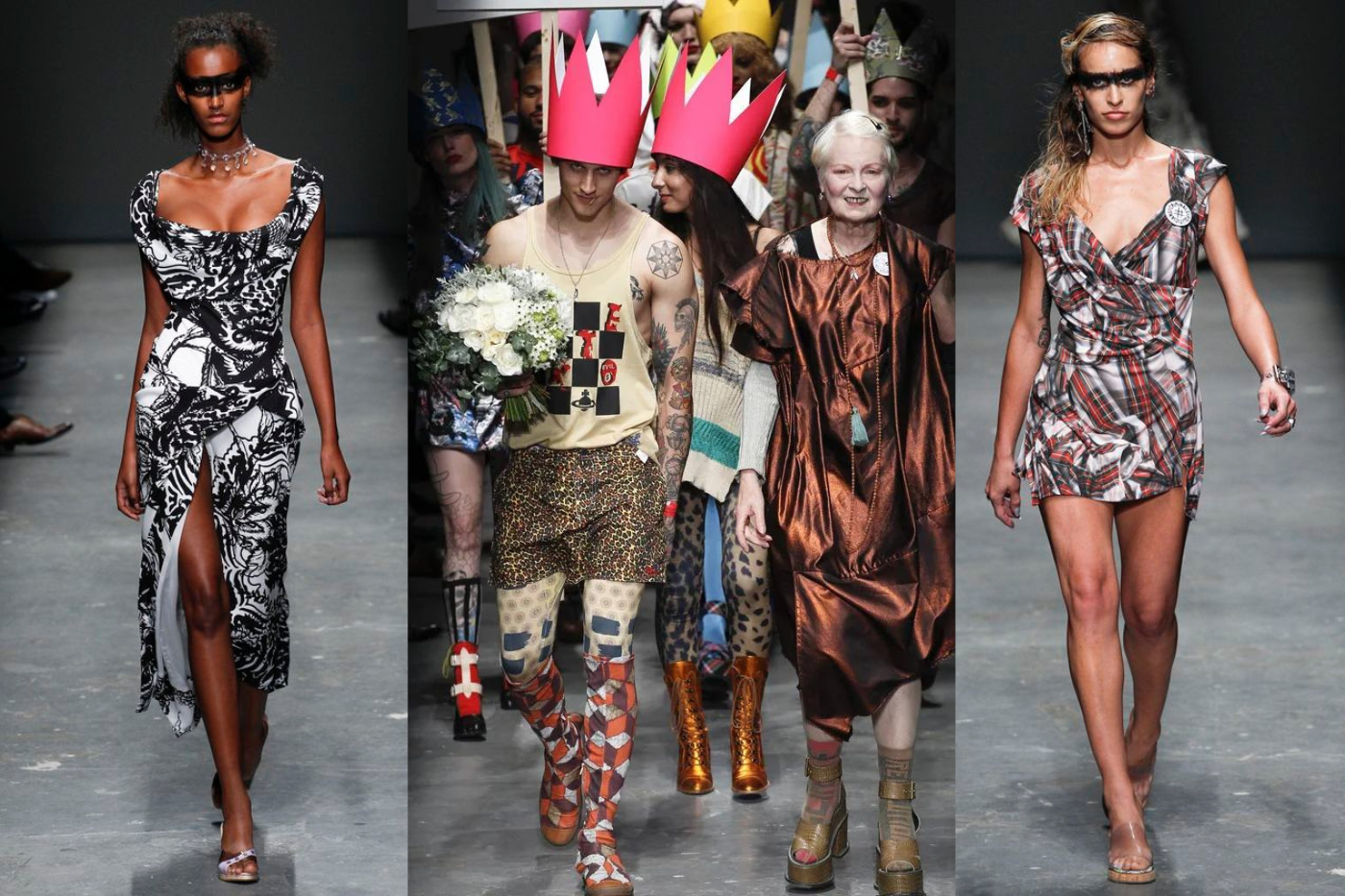 En la Fashion Week de Londres presentó su colección primavera-verano 2016 y, justo la diseñadora aprovechó el momento para protestar contra el fracking. La colección ‘Red Label’ se caracterizó por sus prendas desequilibradas y andróginas, estampados dispares y su distinguido estilo punk.