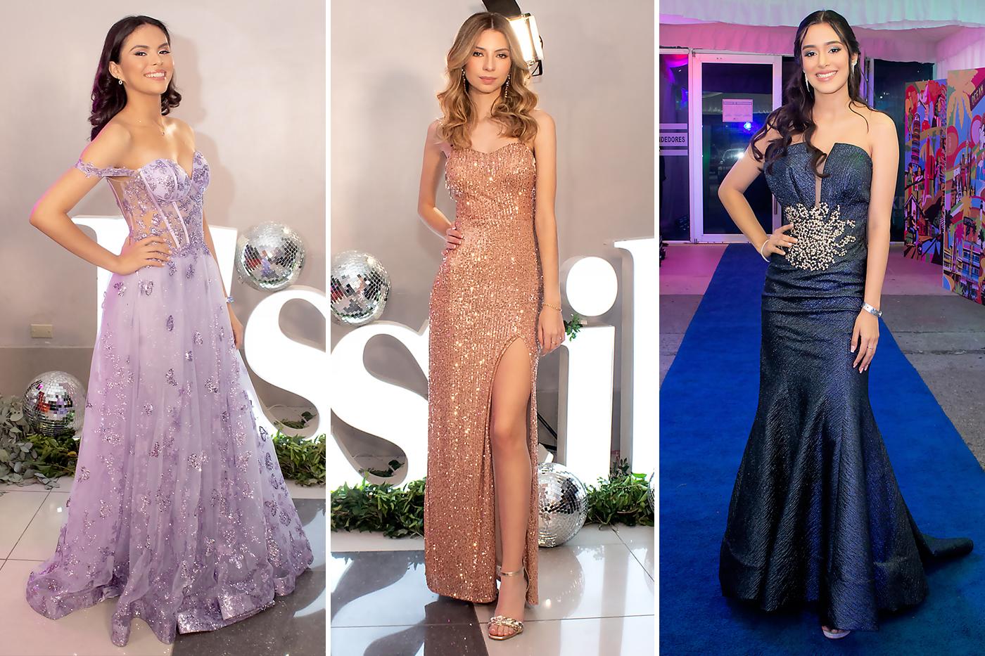 Estos son algunos looks de las seniors e invitadas que deslumbraron en la gala de graduación de la Escuela Internacional Sampedrana (EIS). 