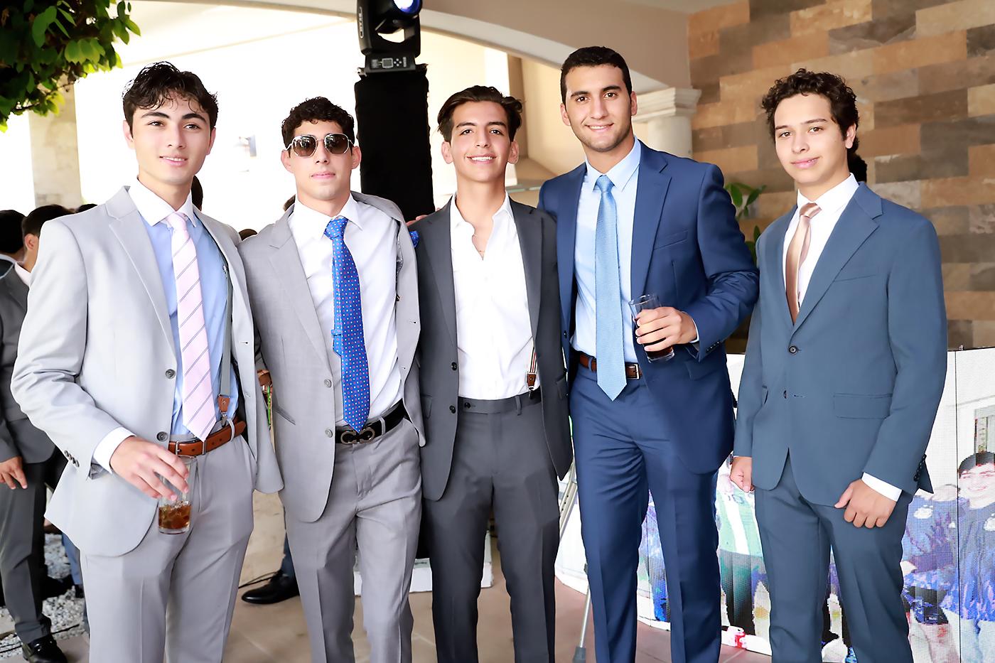 Abraham Kafati, Donato Estrada, Juan Diego Asfura, Mario Richmagui y Felipe Sorto. 