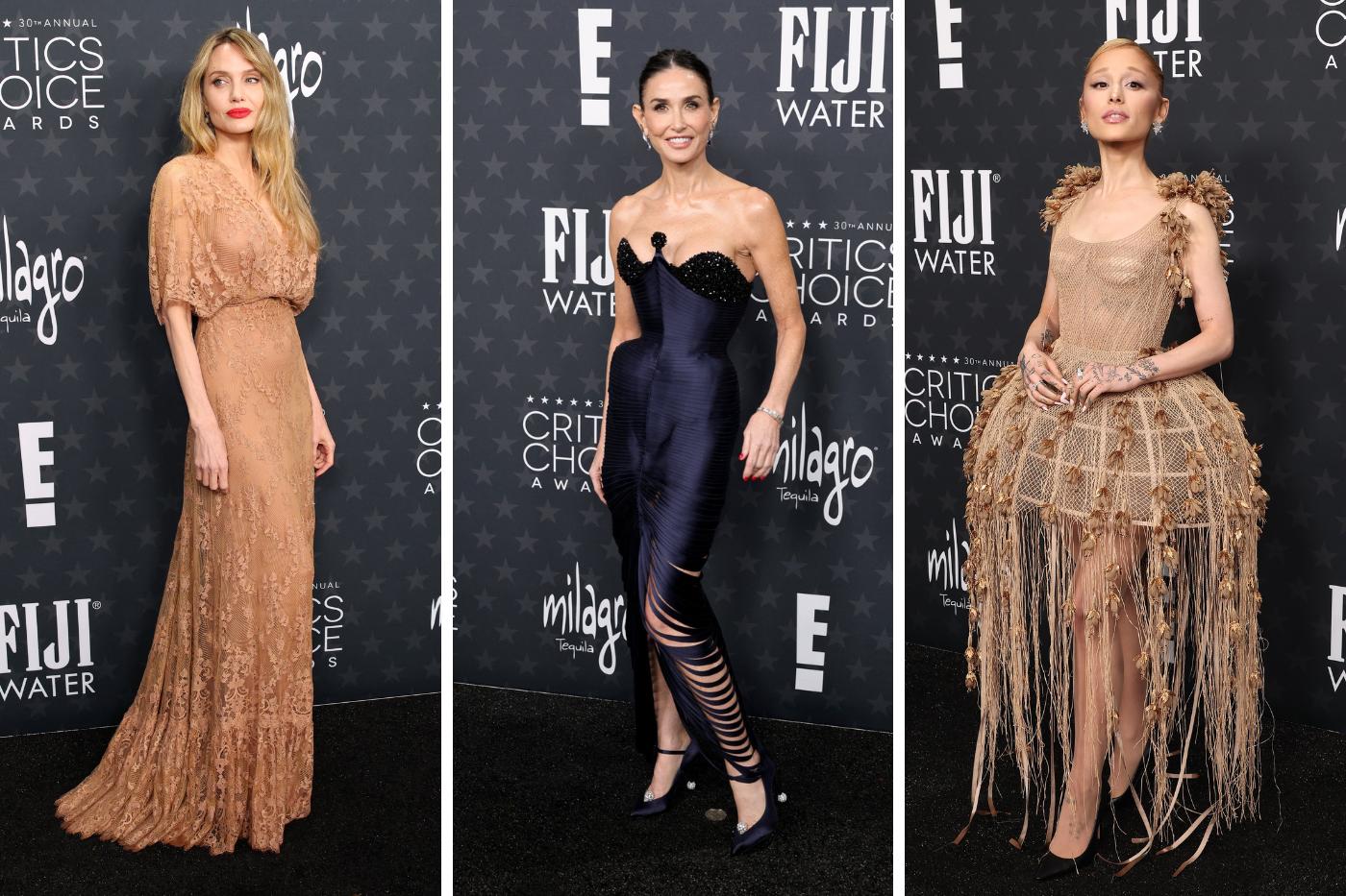 El Barker Hangar en Santa Mónica se ilumina con la 30ª edición de los Critics Choice Awards. Las estrellas más destacadas de Hollywood desfilan por la alfombra roja, luciendo atuendos deslumbrantes que capturan la atención de todos. La noche promete momentos inolvidables y actuaciones memorables.