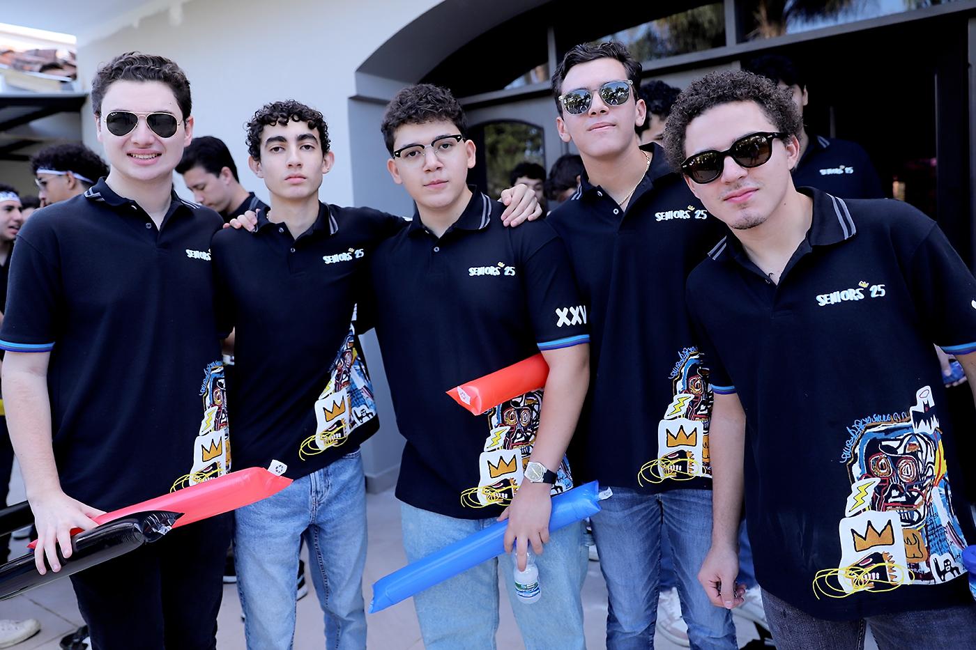 José Miguel Segura, Juan Carlos Sánchez, Felipe Kafie, Amir Massad y David Cerrato.