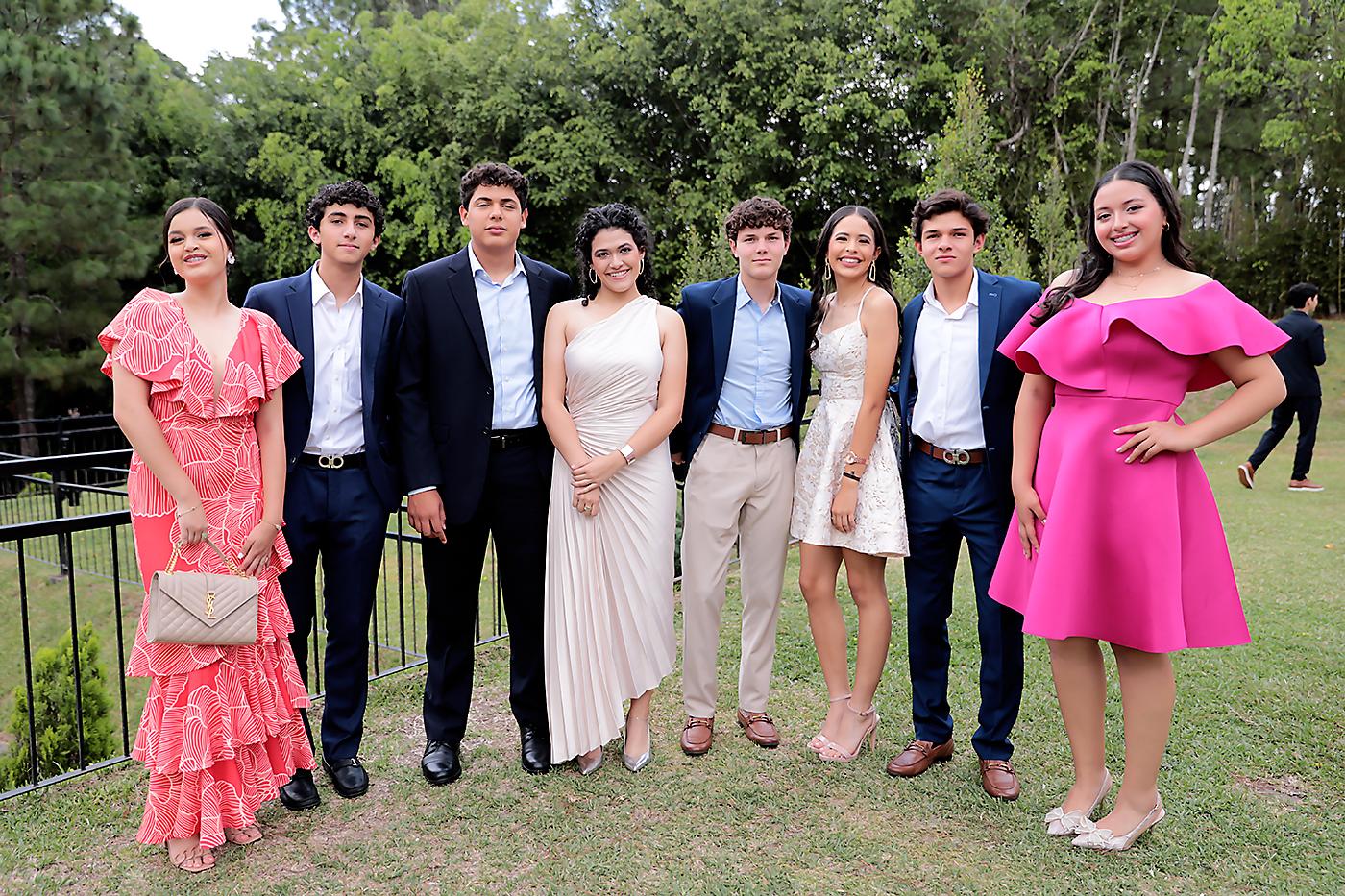 Andrea Madero, Jacobo Fanous, Rodrigo Morales, María Fernanda Lagos, Eduardo Rodríguez, Andrea García, Mauricio Molina y Julieta Sánchez.