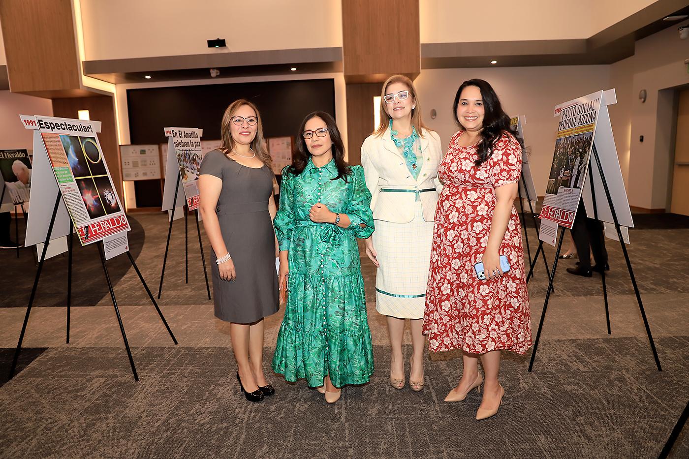 María Ortiz, Glenda Estrada, Ruth Marie Canahuati.