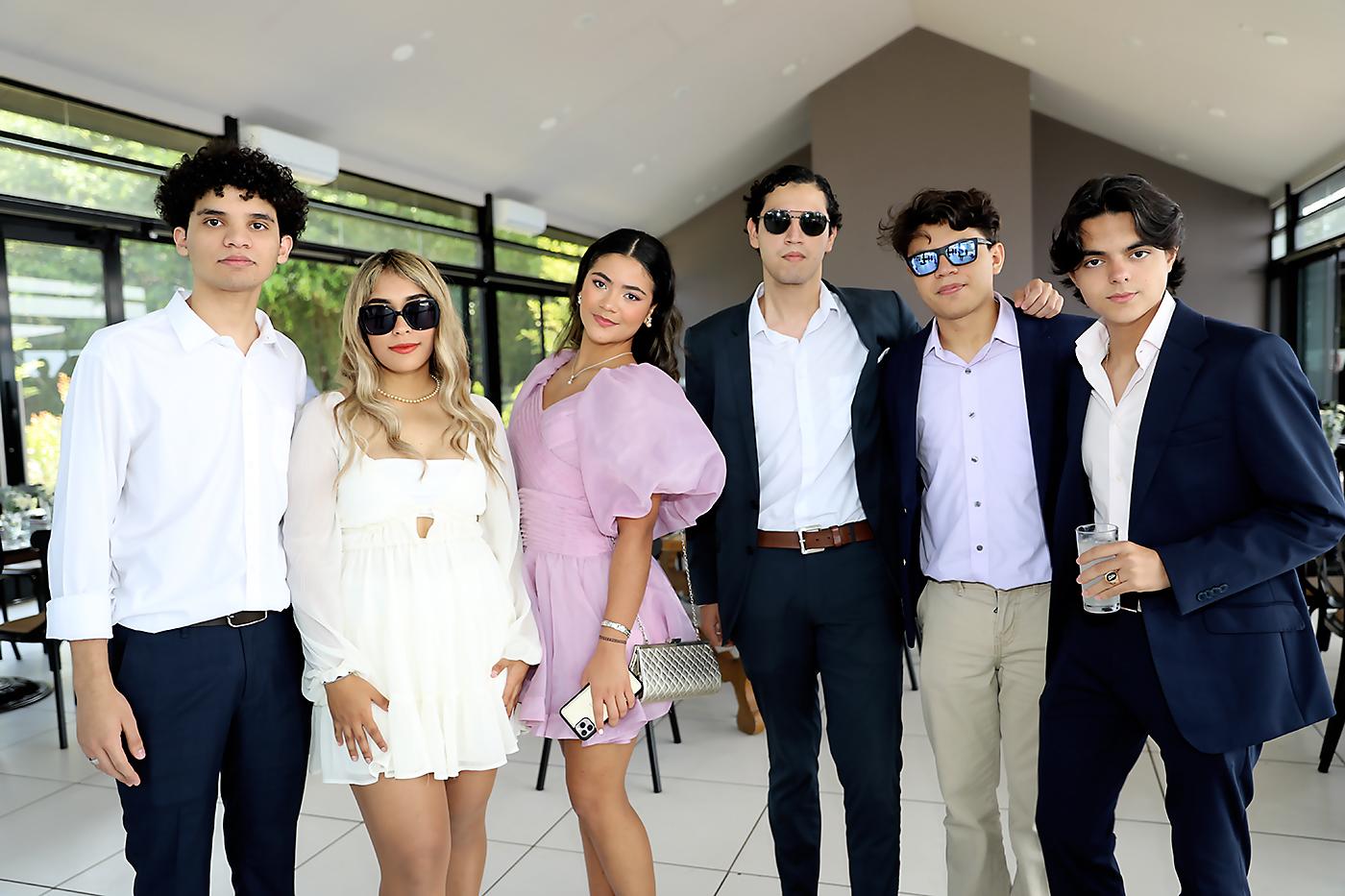 Javier Handal, María Inés Caraccioli, Cecilia Fuentes, Eduardo Reyes, Hugo Godoy y Daniel Cáceres