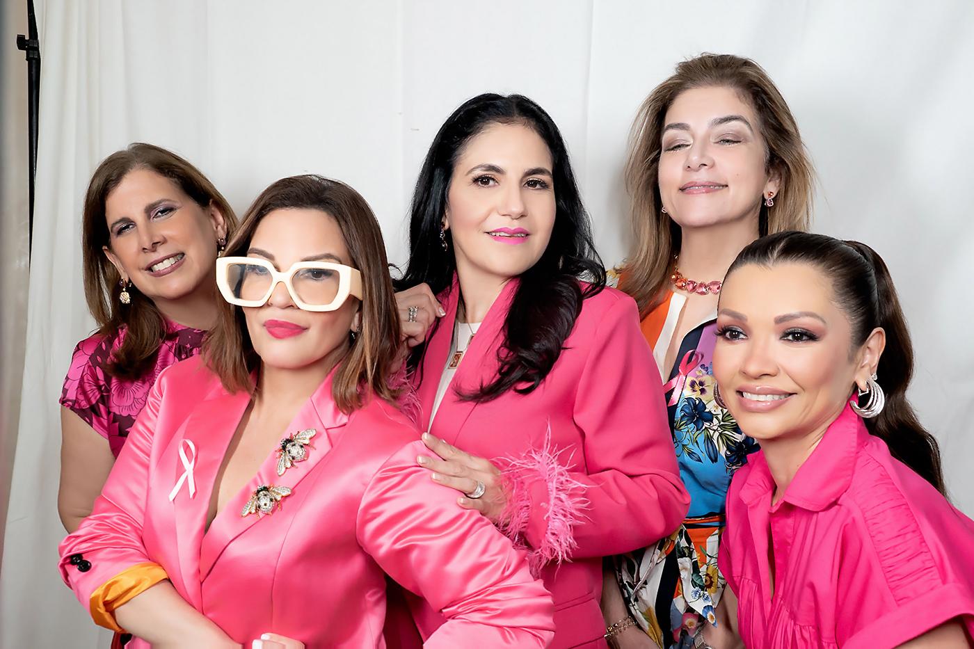 Alexandra Canahuati, Blanca Bendeck, Claudia Kattan, RuthMarie Canahuati y Marna Schmidt.