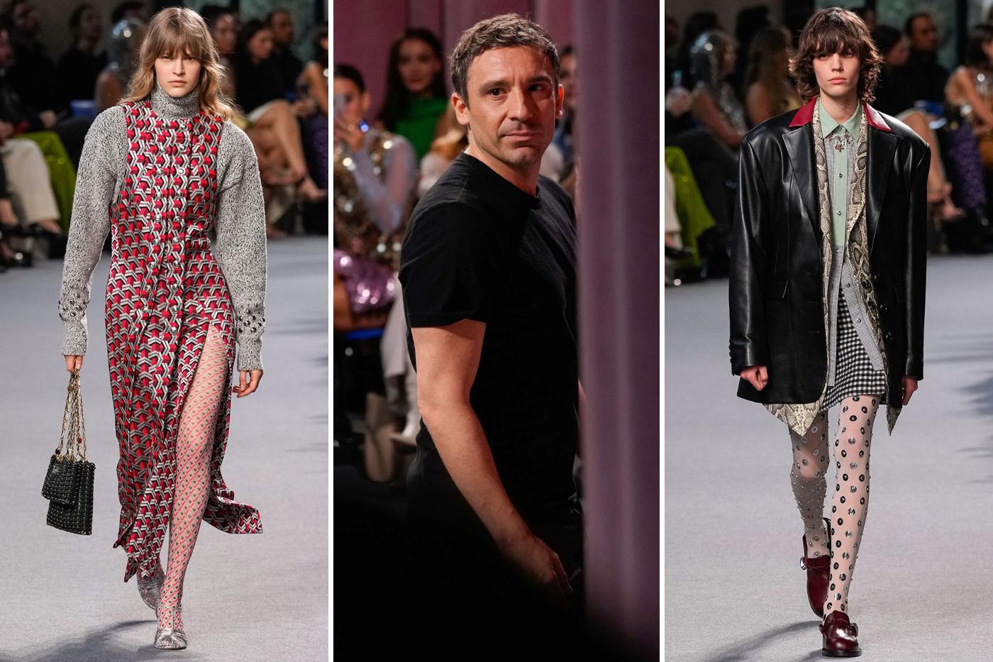 Toda una fusión de colores, formas y texturas se apreció durante la pasarela Otoño Invierno 2024 de Rabanne, donde su director creativo, Julien Dossena, apostó por la diversión en su colección. 