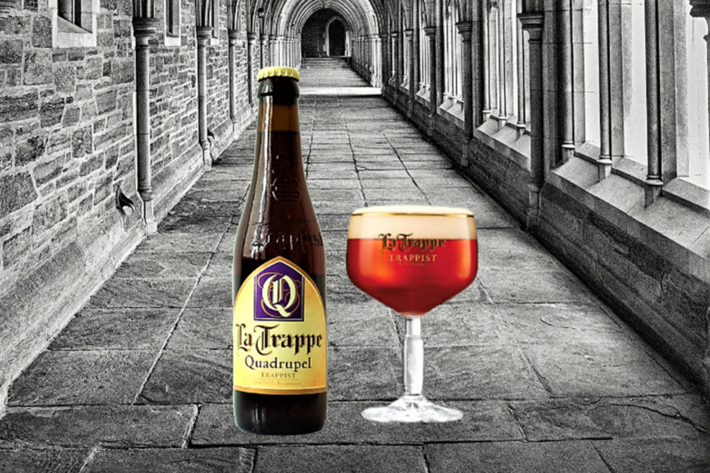 La <b>Quadrupel, </b>es un estilo de cerveza belga de alta graduación alcohólica, similar a la cerveza Dubbel y Tripel pero aún más fuerte. Suele tener un color oscuro, aromas complejos que incluyen notas frutales, especiadas y a veces caramelizadas. Es rica, compleja y con un cuerpo completo, con sabores que pueden incluir frutas oscuras, malta tostada, especias y dulzor residual. Su graduación alcohólica puede rondar entre el 8% y el 12% o más, lo que la convierte en una cerveza potente y de sabor intenso.