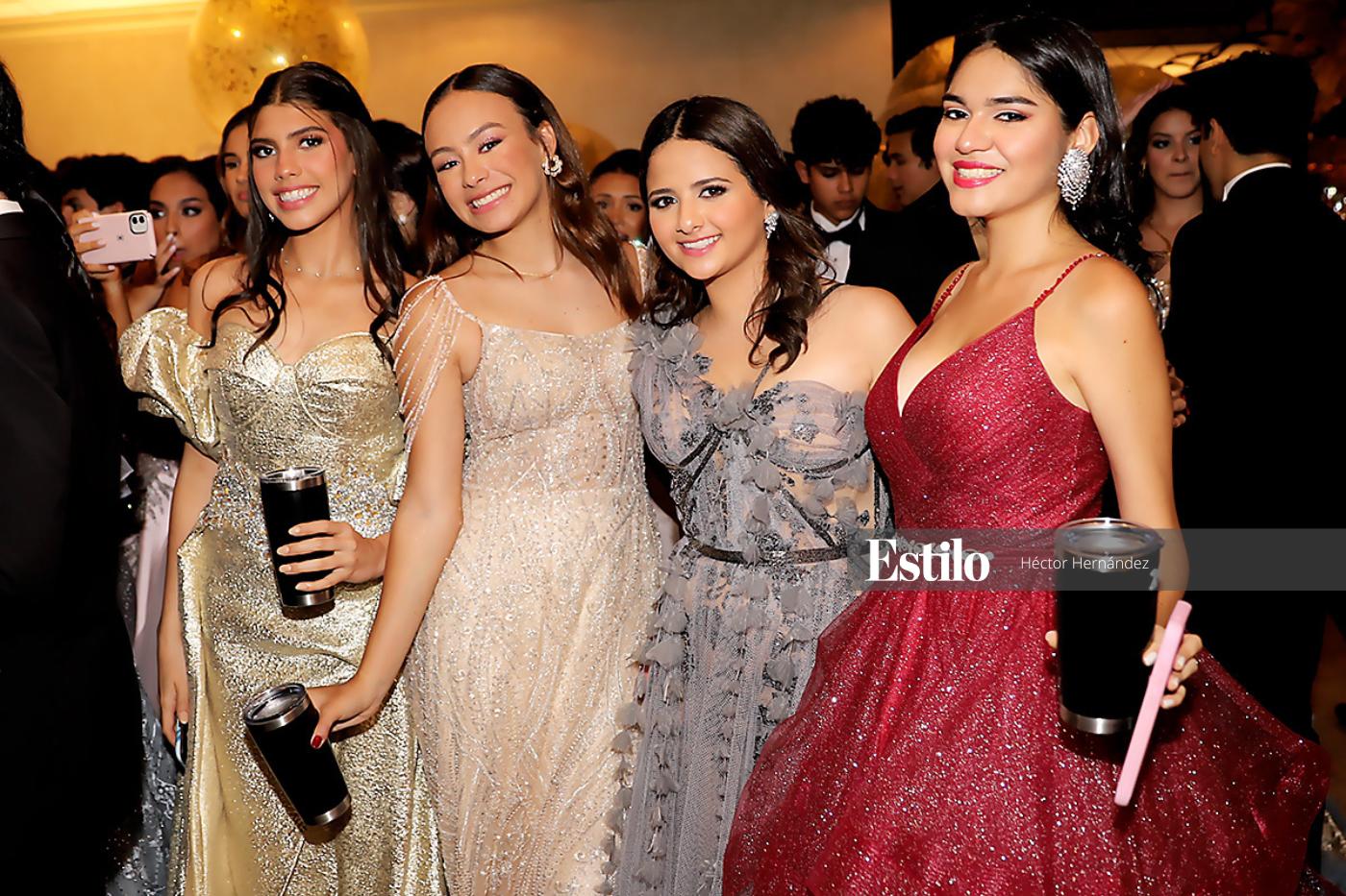 Andrea Diaz Matuty, Camila Batres, Alexia Marie y Isabella Mendoza 
