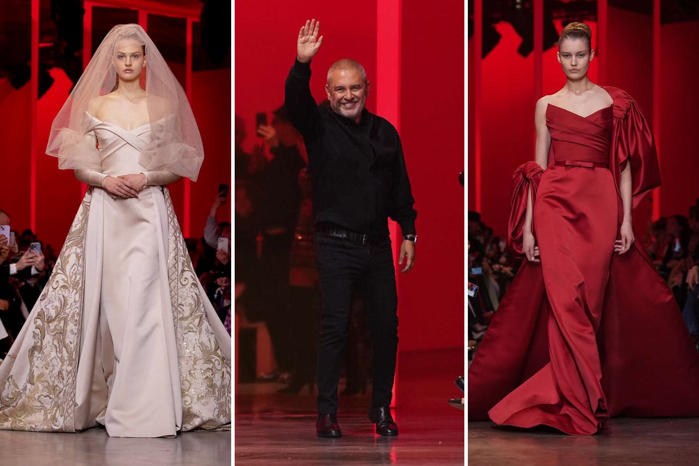 La semana de Alta Costura deslumbró con lujo, belleza, esplendor y encanto en cada creación de Elie Saab. El diseñador libanés retornó a sus raíces, destacando los elementos distintivos que han definido siempre a su firma: espaldas impresionantes, capas elegantes y vestidos con cola. 