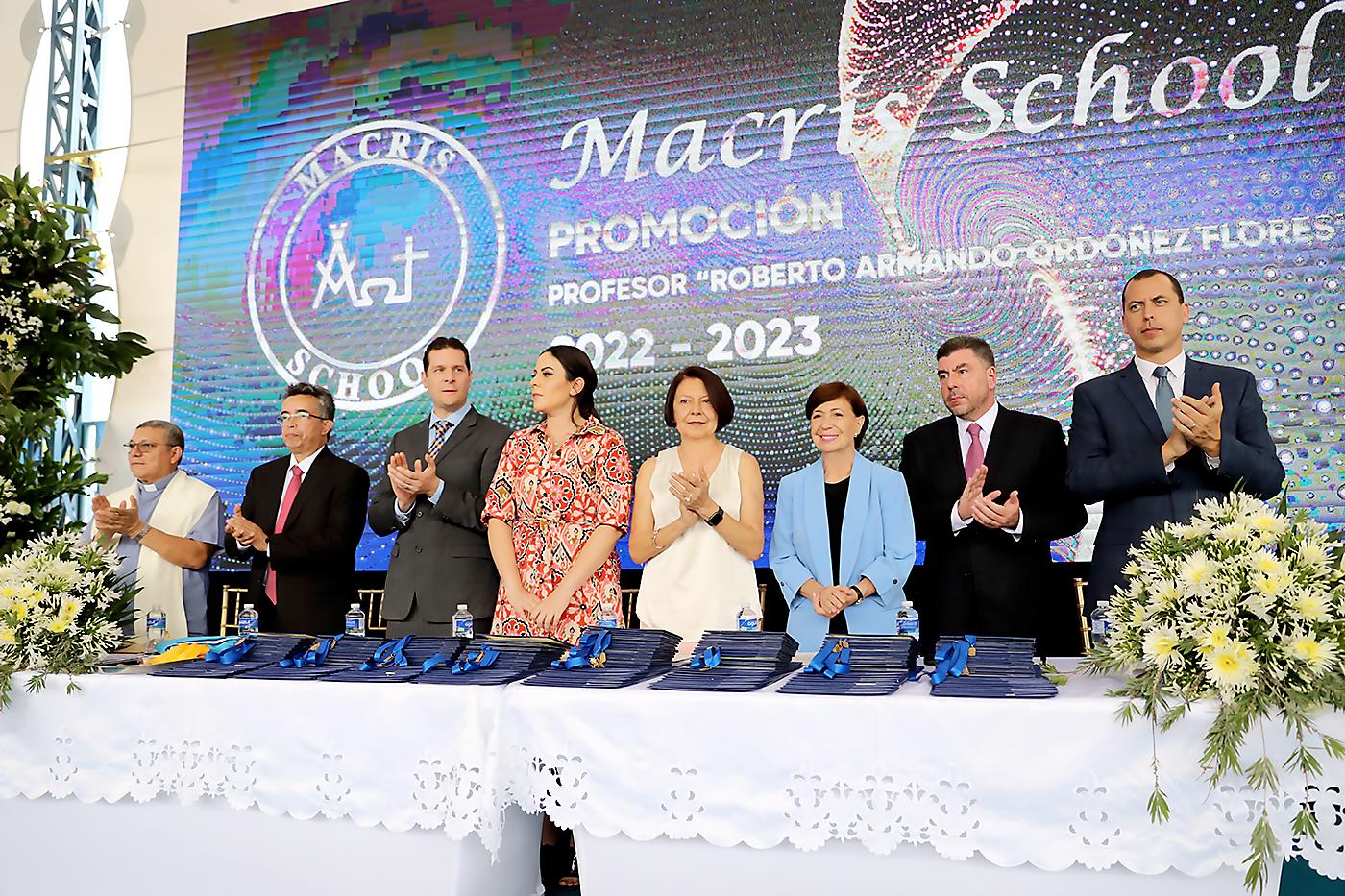 Entrega de títulos de la clase 2023 de Macris School