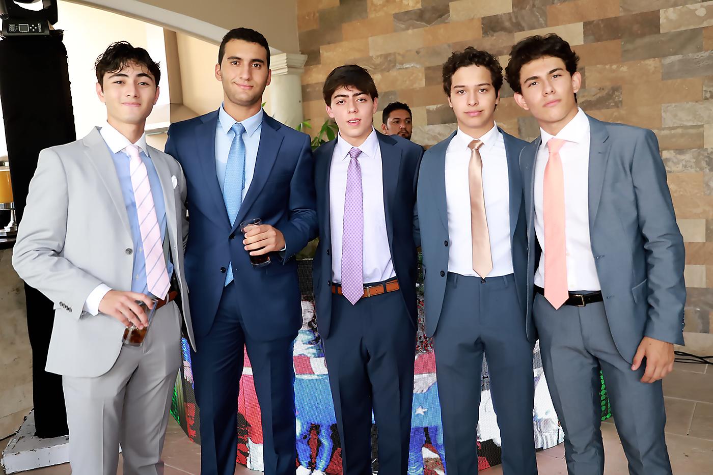 Abraham Kafati, Mario Richmagui, Alexei Rumman, Felipe Sorto y Marcelo Balsamo.