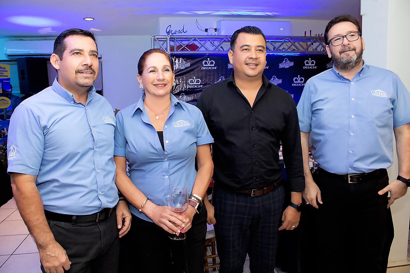 Alexis Reyes, Ruth Fasquelle, Frank Pereira y Julio Martínez