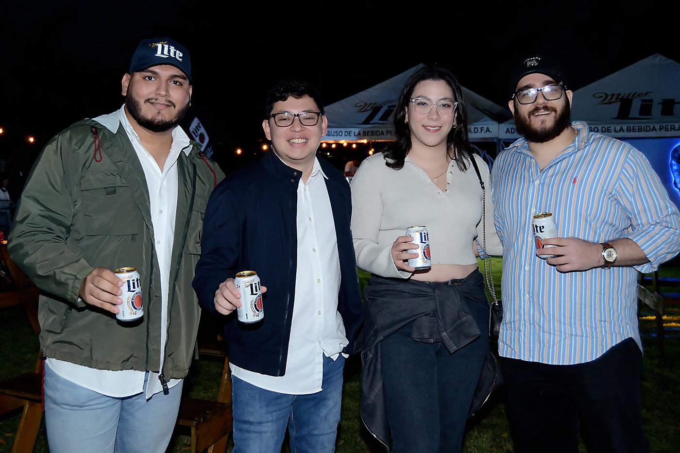 José Roberto Padilla, Óscar Solís, Tali Espinoza y Gabriel Guevara.