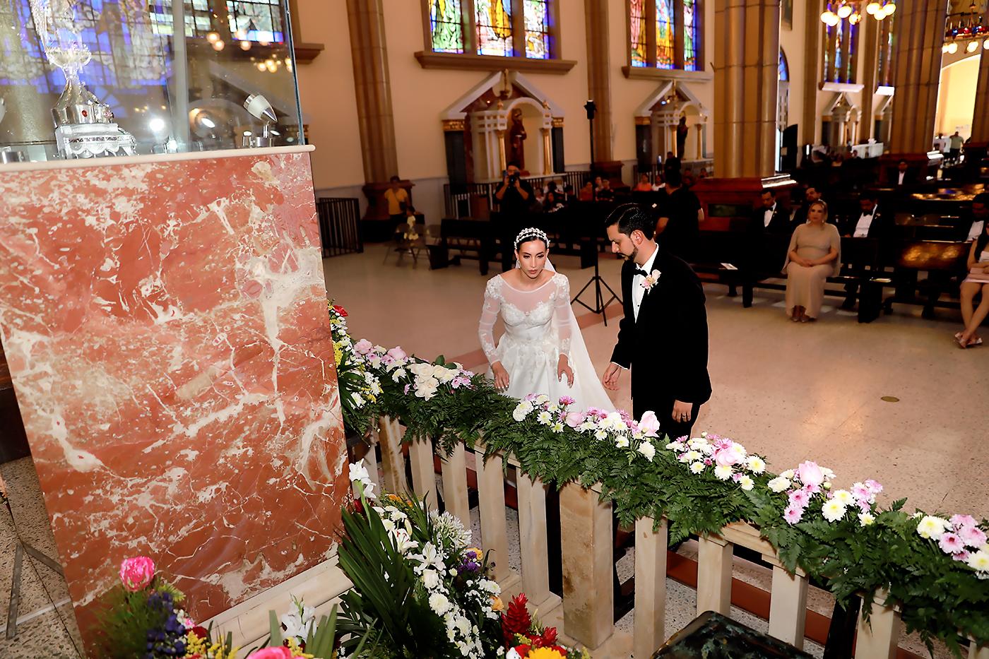 Así fue la boda de Marialuisa Izaguirre Membreño y José Daniel Madrigal Cerrato
