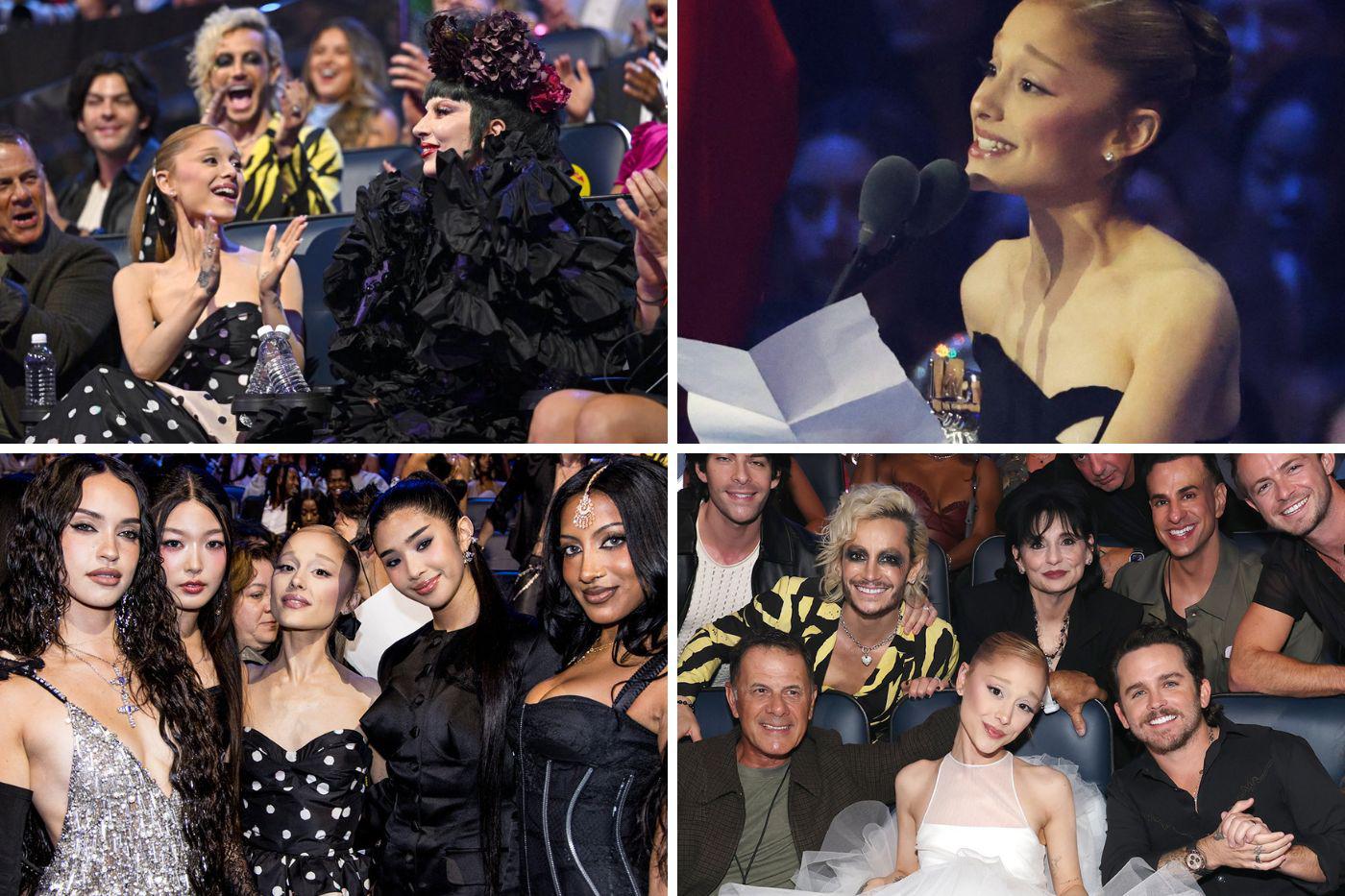 Ariana Grande vivió momentos únicos durante los premios VMAs 2025 desde recibir 3 galardones hasta tomarse fotografías con distintos artistas invitados a los premios. 