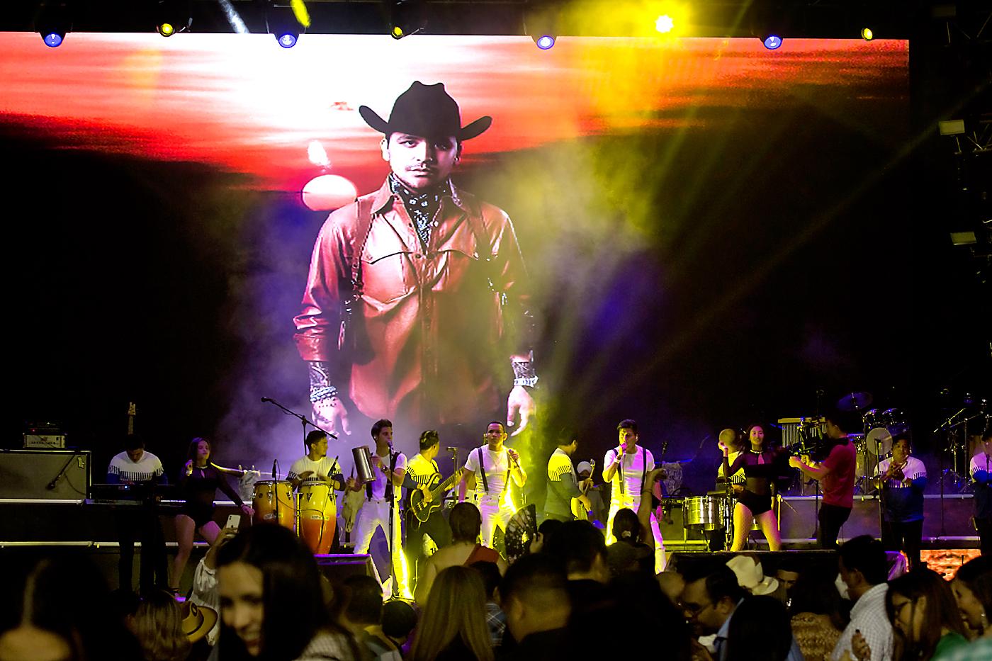 El concierto de Christian Nodal en San Pedro Sula