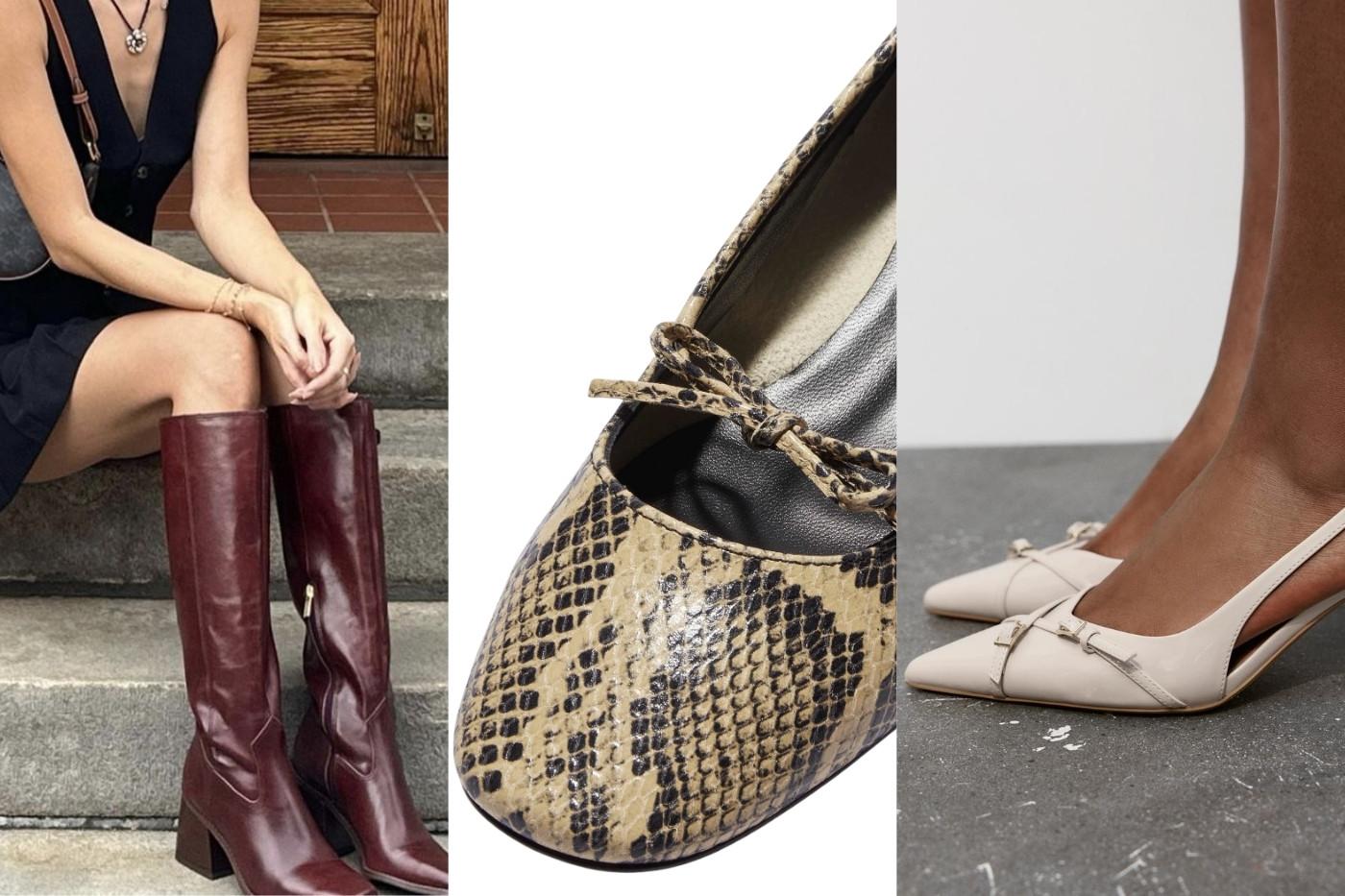 CalzadoEn cuanto al calzado, lo más importante es que sea cómodo, pero también elegante. Las botas bajas, ballet flats son opciones cómodas y modernas. Si prefieres algo más formal, puedes optar por unos kitten heels o unas botas altas de tacón.