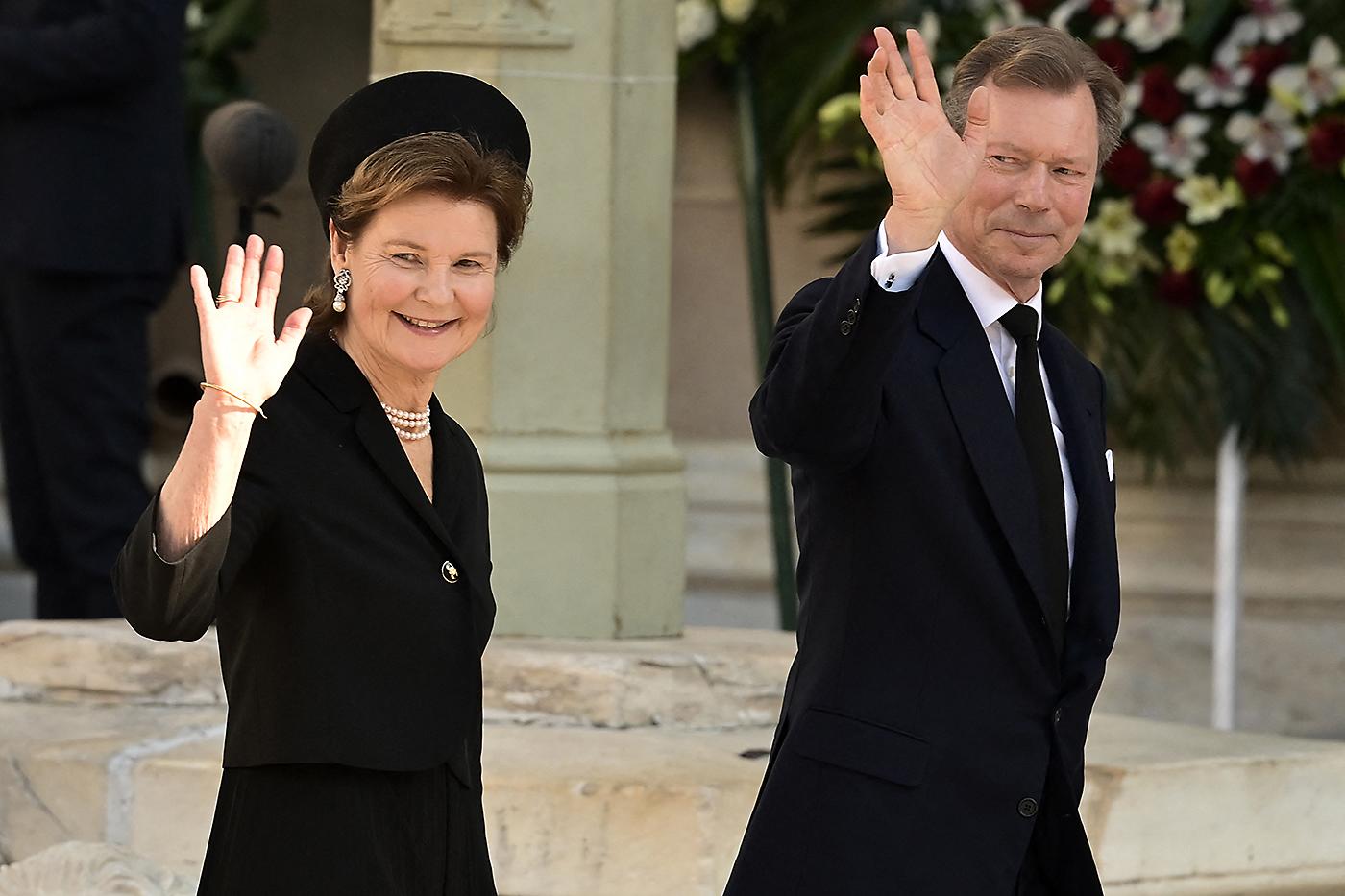 Henri, gran duque de Luxemburgo y su esposa María Teresa 