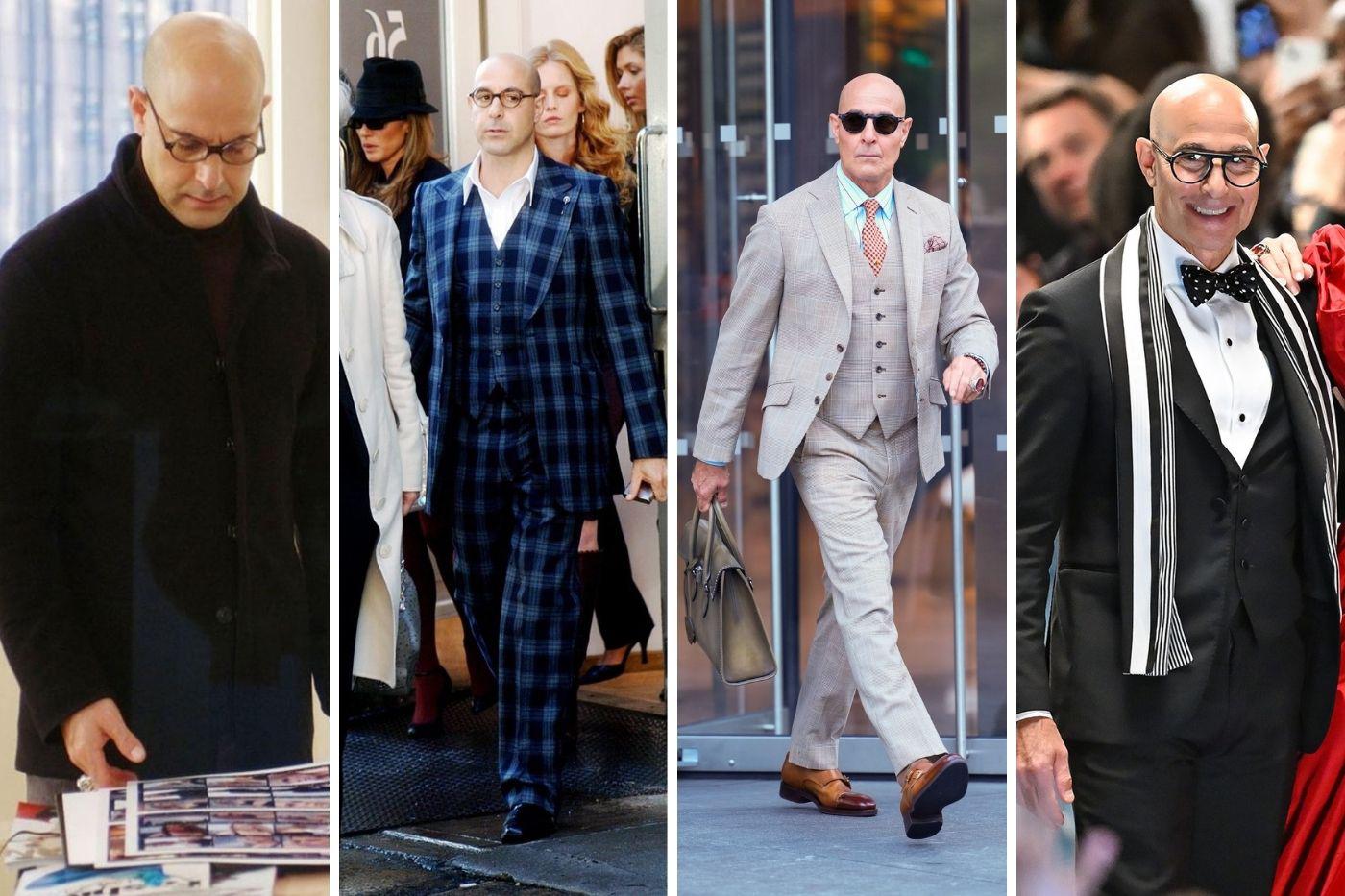 Nigel, quien fue un gran apoyo para Andy, conserva su elegancia y conexión con la moda de alta gama. En la primera película destacaba por su sastrería refinada y su estilo pulido. En la secuela, se espera una evolución hacia una estética moderna, trajes igual de sofisticados, pero con un enfoque más relajado y contemporáneo. 