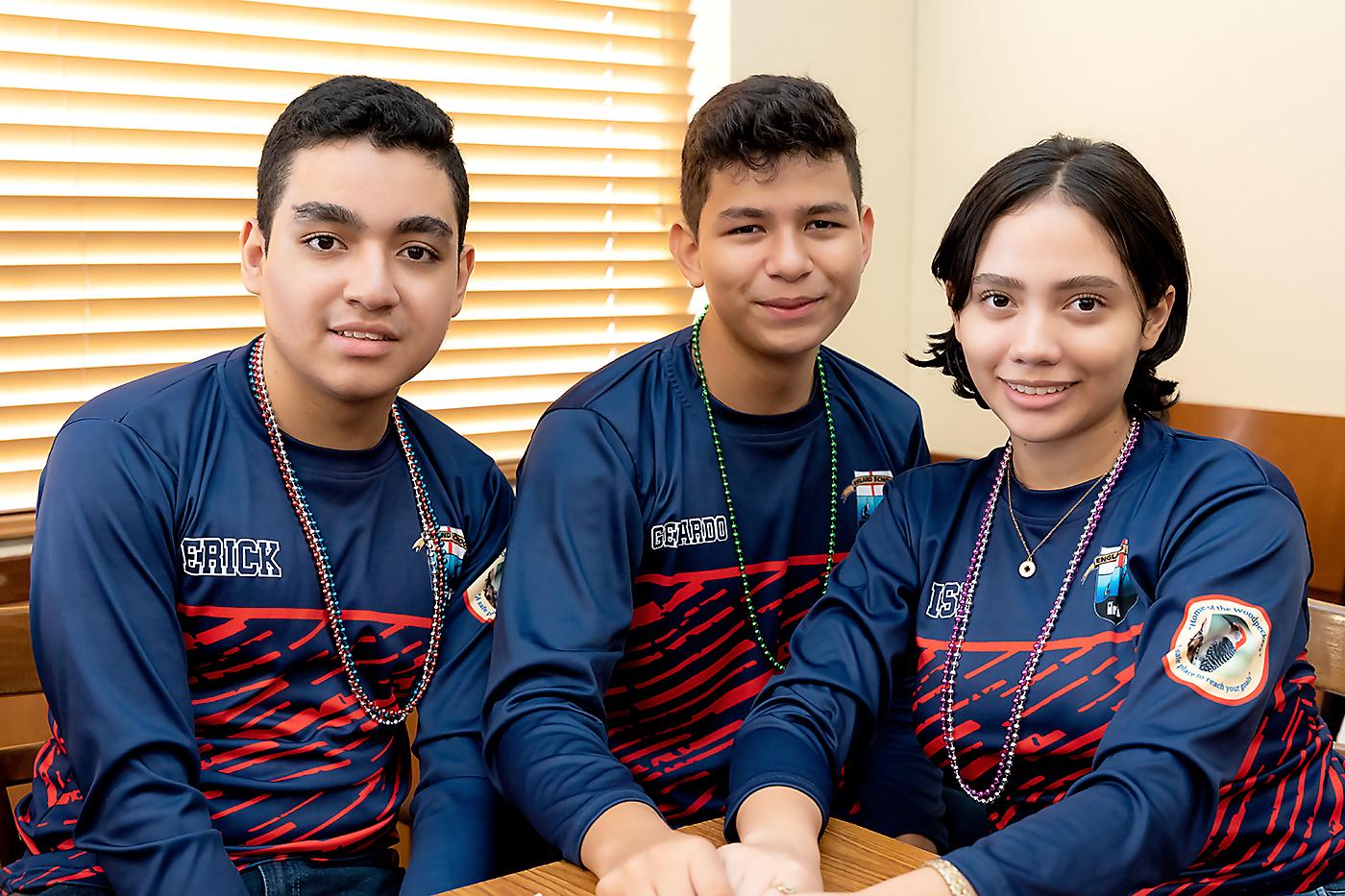 Erick Sandoval, Gerardo Chan e Isi Mejía