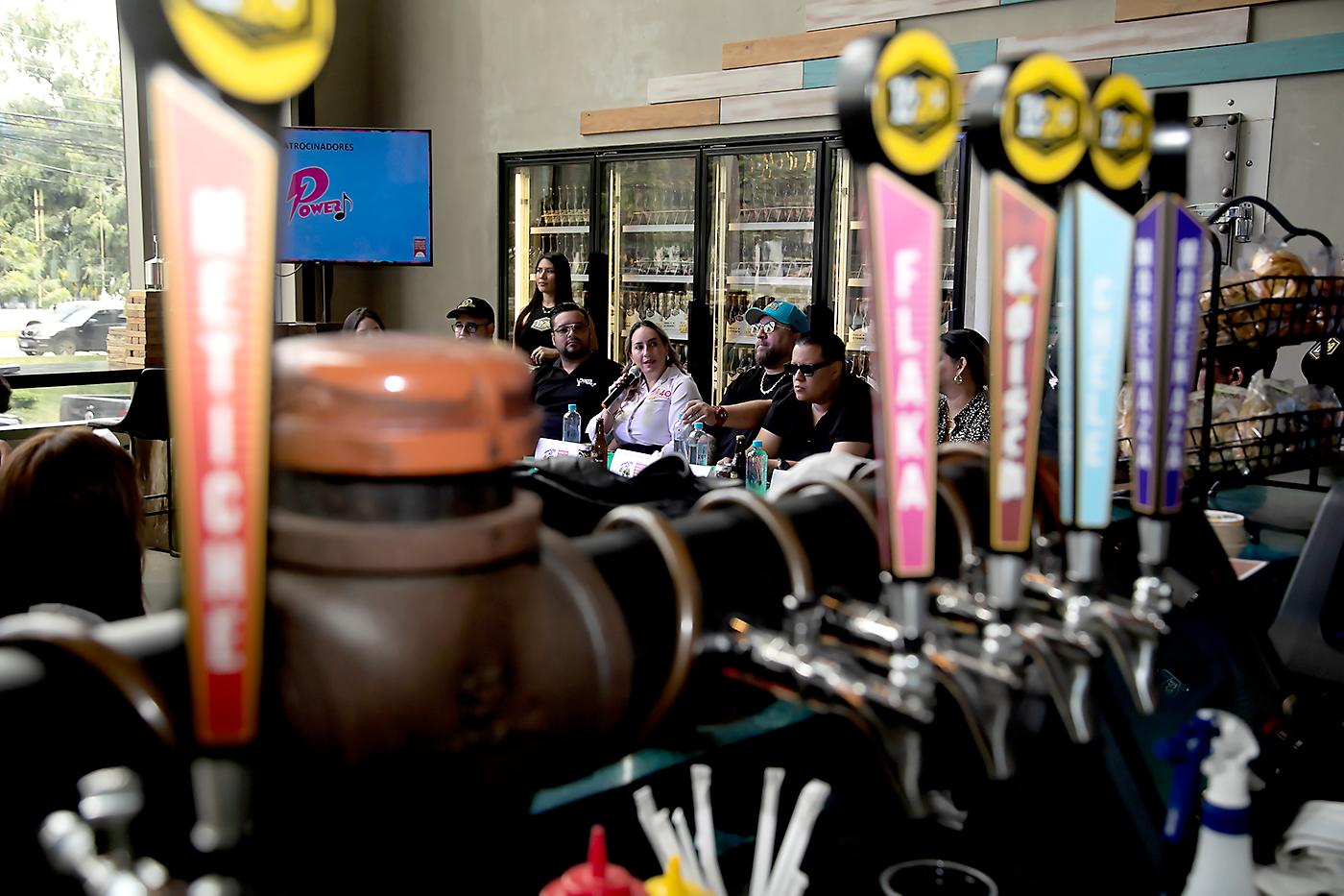 Dispensador de cervezas.