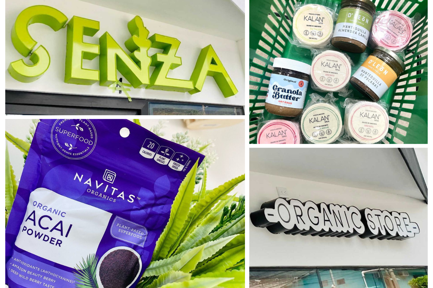 Senza, una tienda de productos orgánicos para tu bienestar