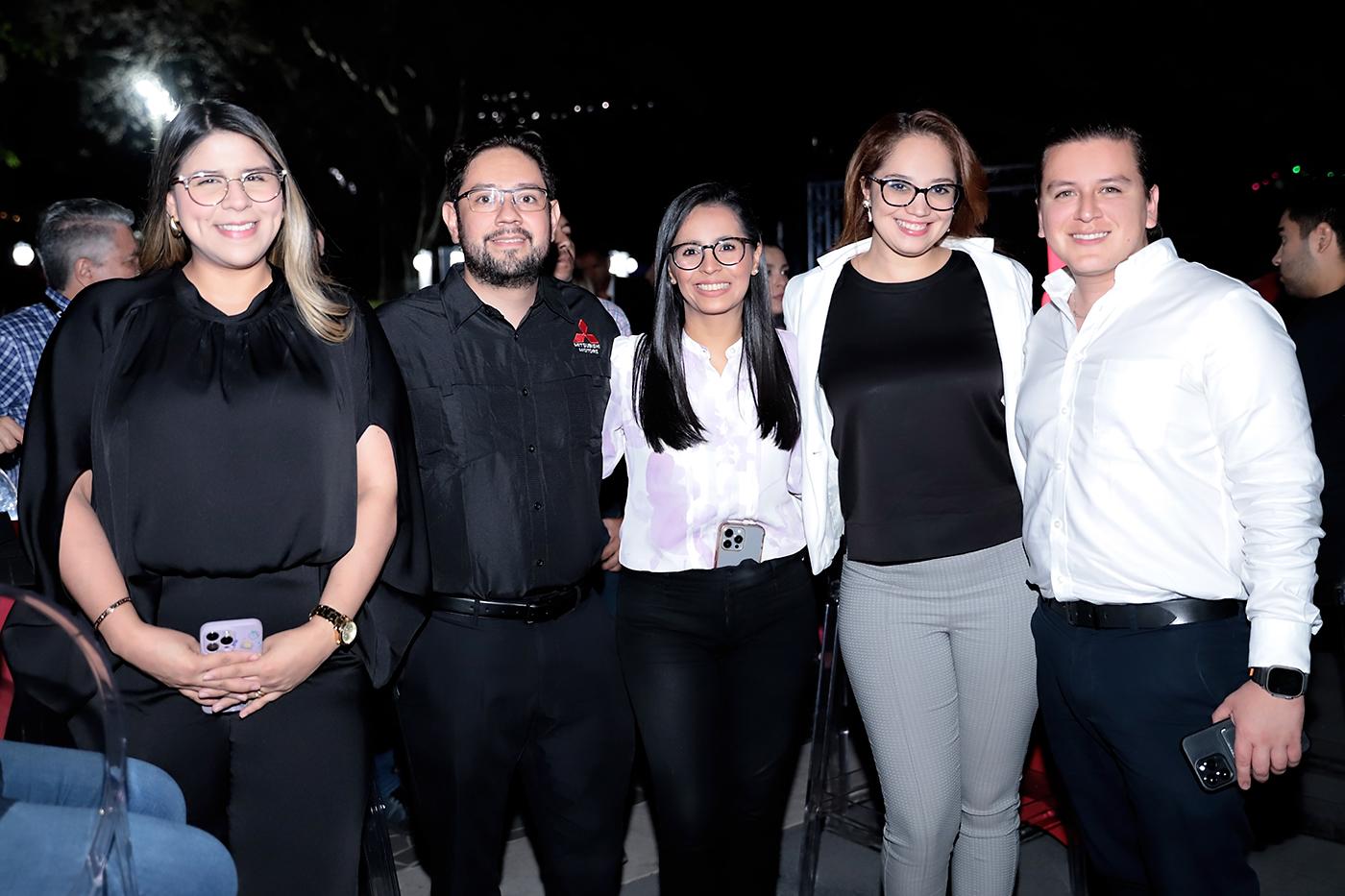 Emilia Soriano, Antonio Nuñez, Viena Banegas, Alejandra Cálix.