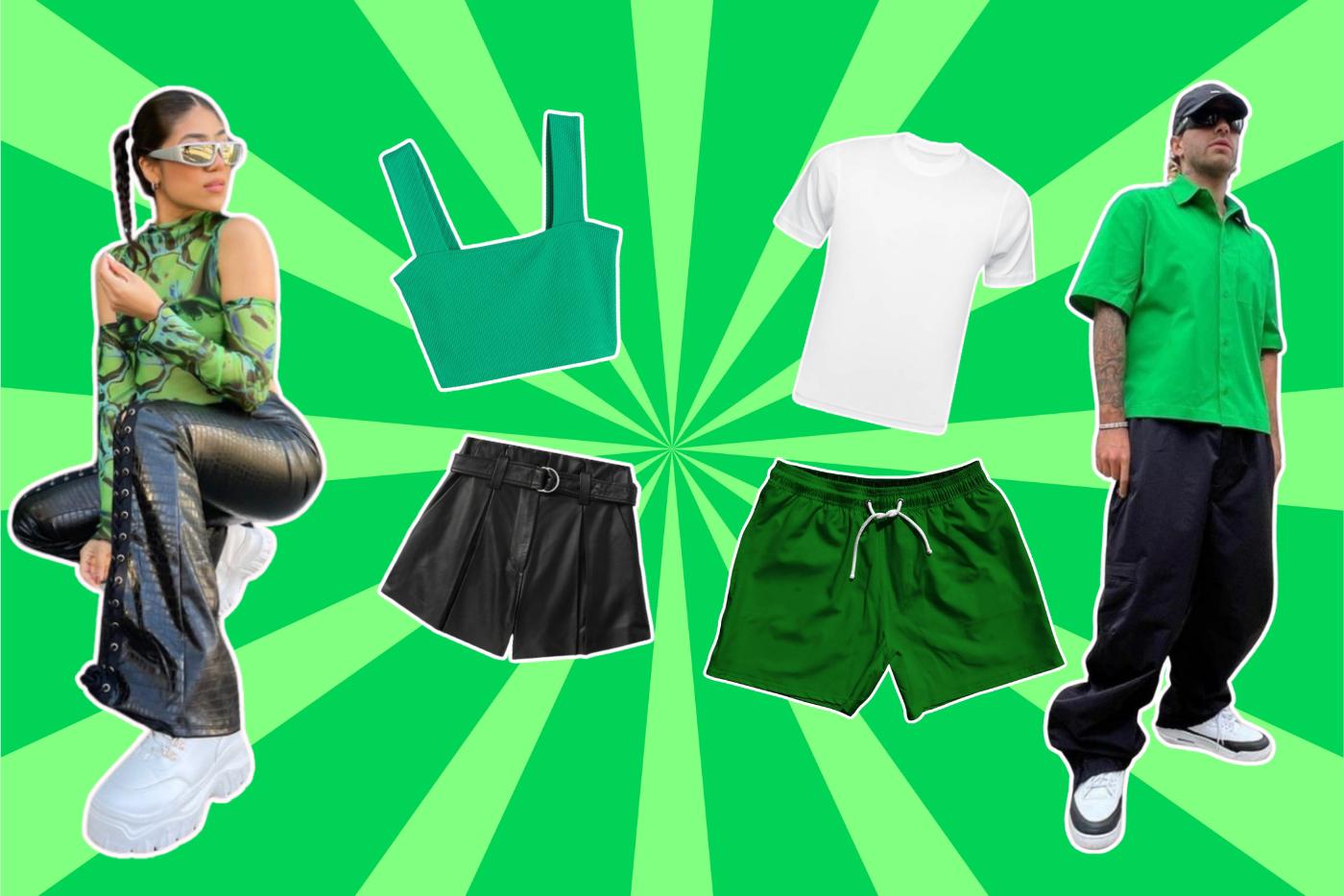 ¡Verde, verde y más verde! La presencia de este color fue creciendo en la vestimenta del cantante y en las portadas de los singles. Por lo que definitivamente no puede faltar una prenda verde en tu outfit del concierto. Además de unos lentes de sol para complementar el look.