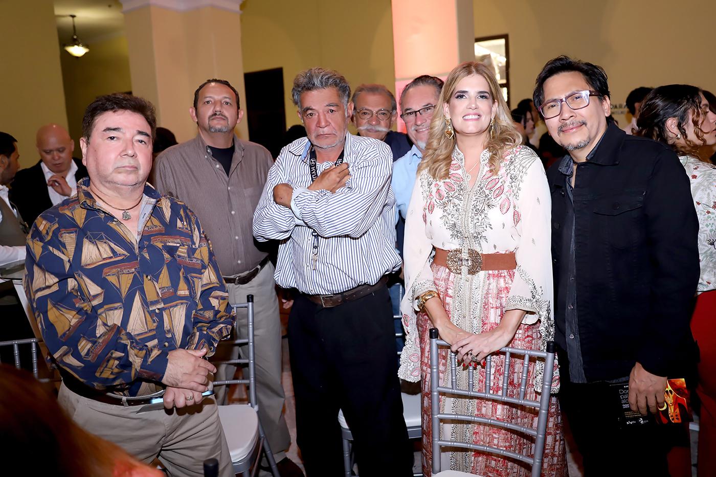 Armando Lara, Juan Pablo Delgado, Nelson Salgado, Iovanna Ravelo y Orlando Roque.