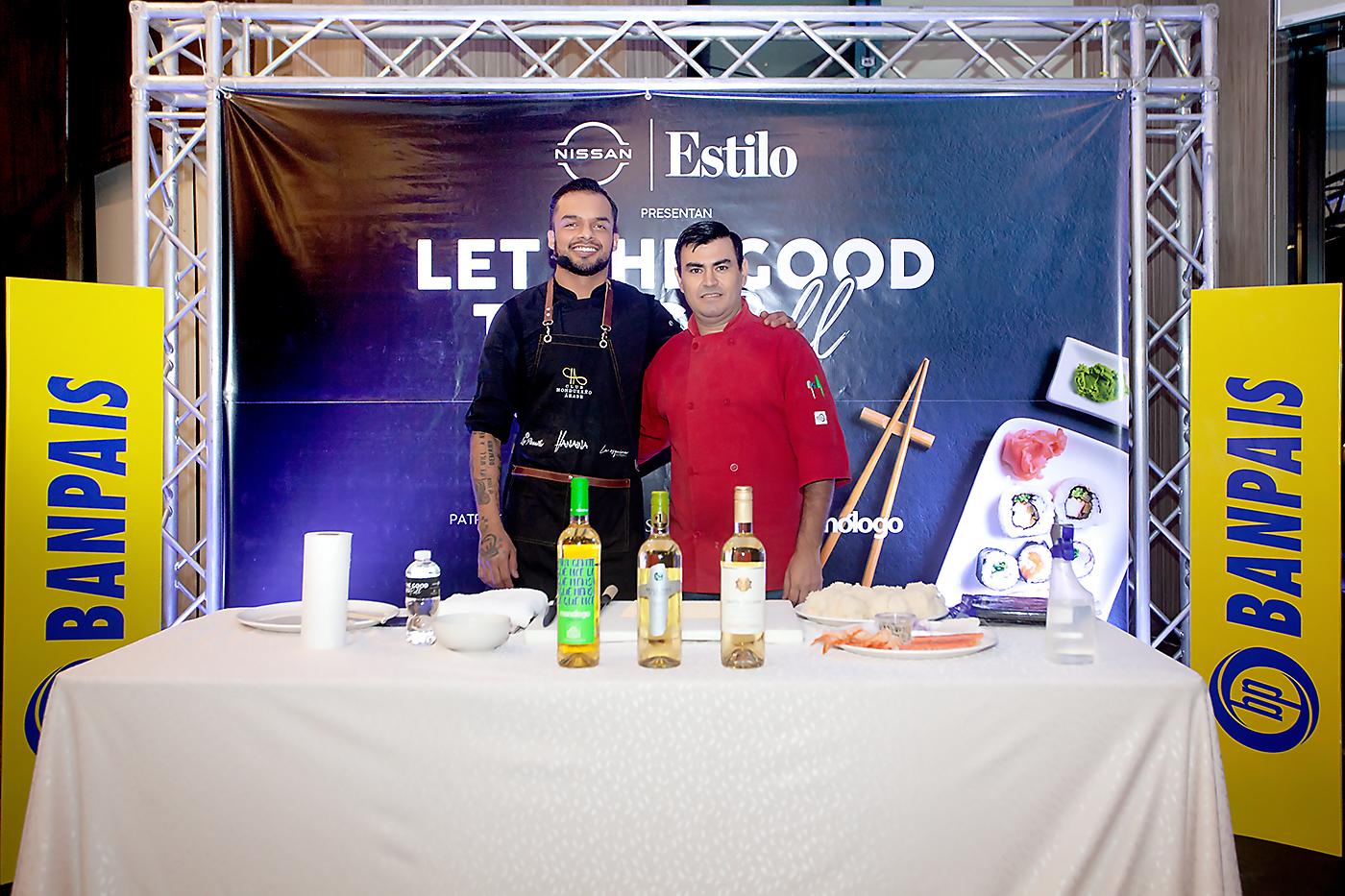 Los chefs Carlos Espinal y Jacobo Hernández del Club Hondureño Árabe