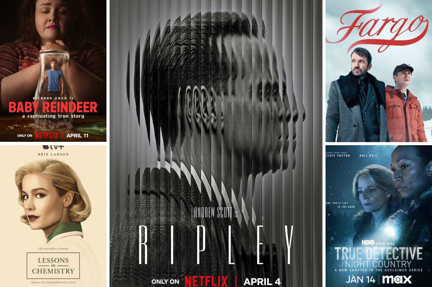 <b>Mejor serie limitada o de antología: </b><i>Baby Reindeer, Fargo, Lessons in Chemistry, Ripley y True Detective: Night Country.</i>