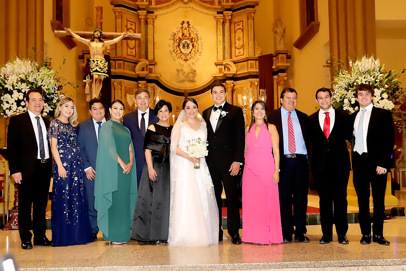 Marielena García de Chinchilla, Myrna Díaz de Mejía, Miguel Enrique Mejía, Sofia Buck de Mejía, Thelma Ruiz de Buck, Rafael Chinchilla