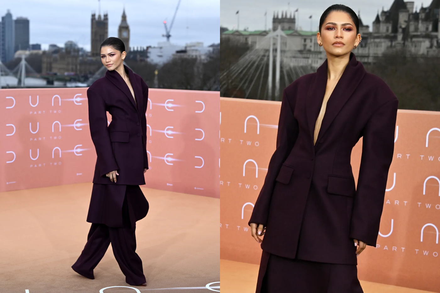 Looks de Zendaya en la gira de prensa de Dune 2