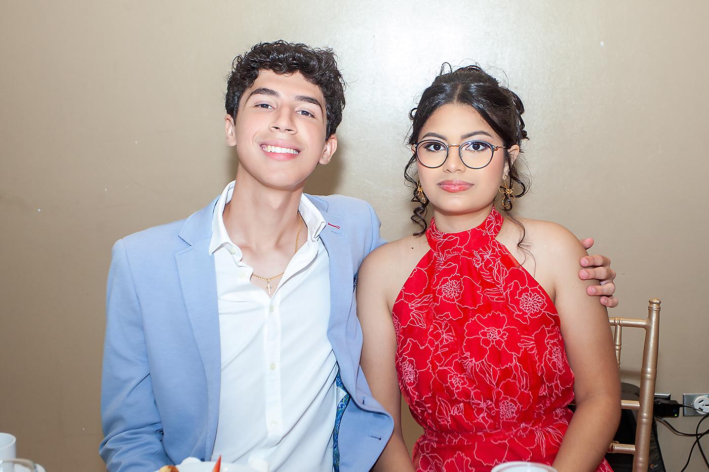 Alessandro Forcarelli y Rebeca Romero.