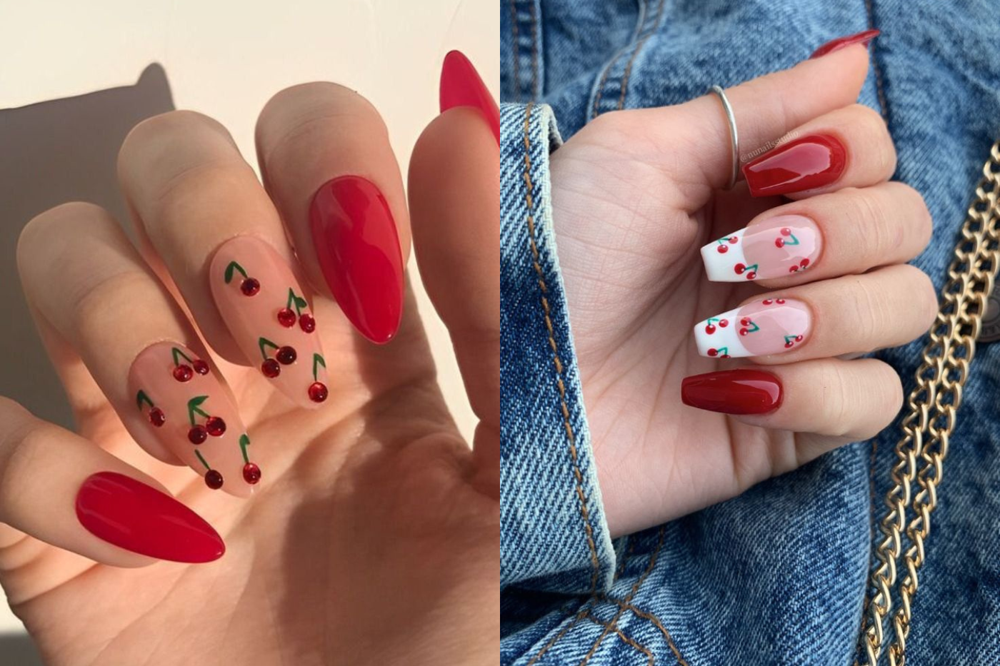 <b>Manicura</b>Las uñas cherry son la mejor opción para una manicura fina que se haga notar.