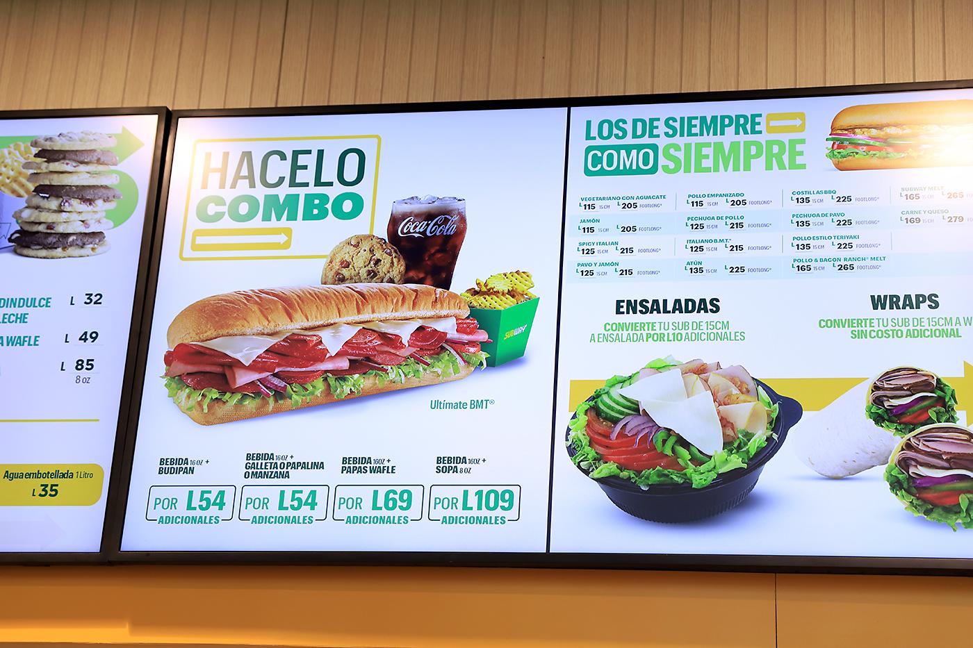 Subway inaugura nuevo local en el Bulevar Juan Pablo II de Tegucigalpa